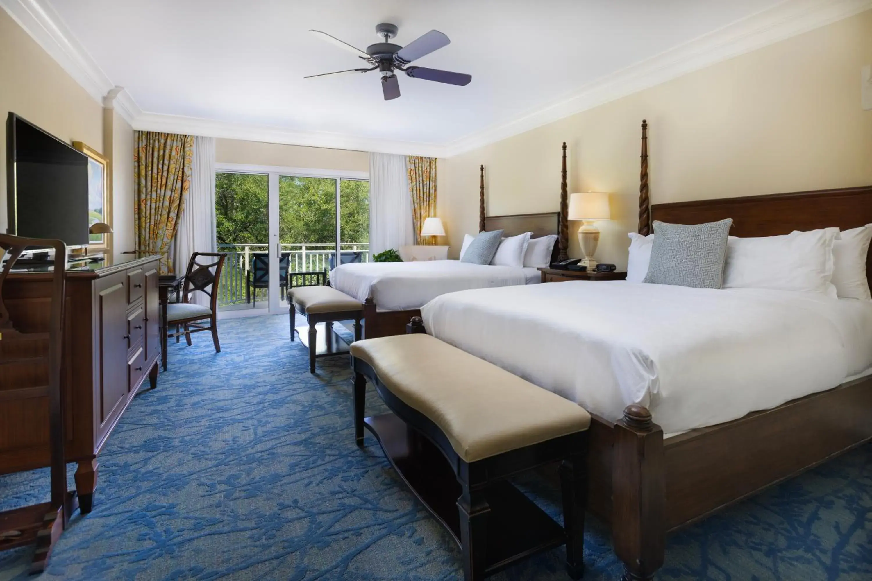 Double Queen Beds Resort View with Balcony in Inn and Club at Harbour Town Double Queen Beds Resort View with Balcony in Inn and Club at Harbour Town