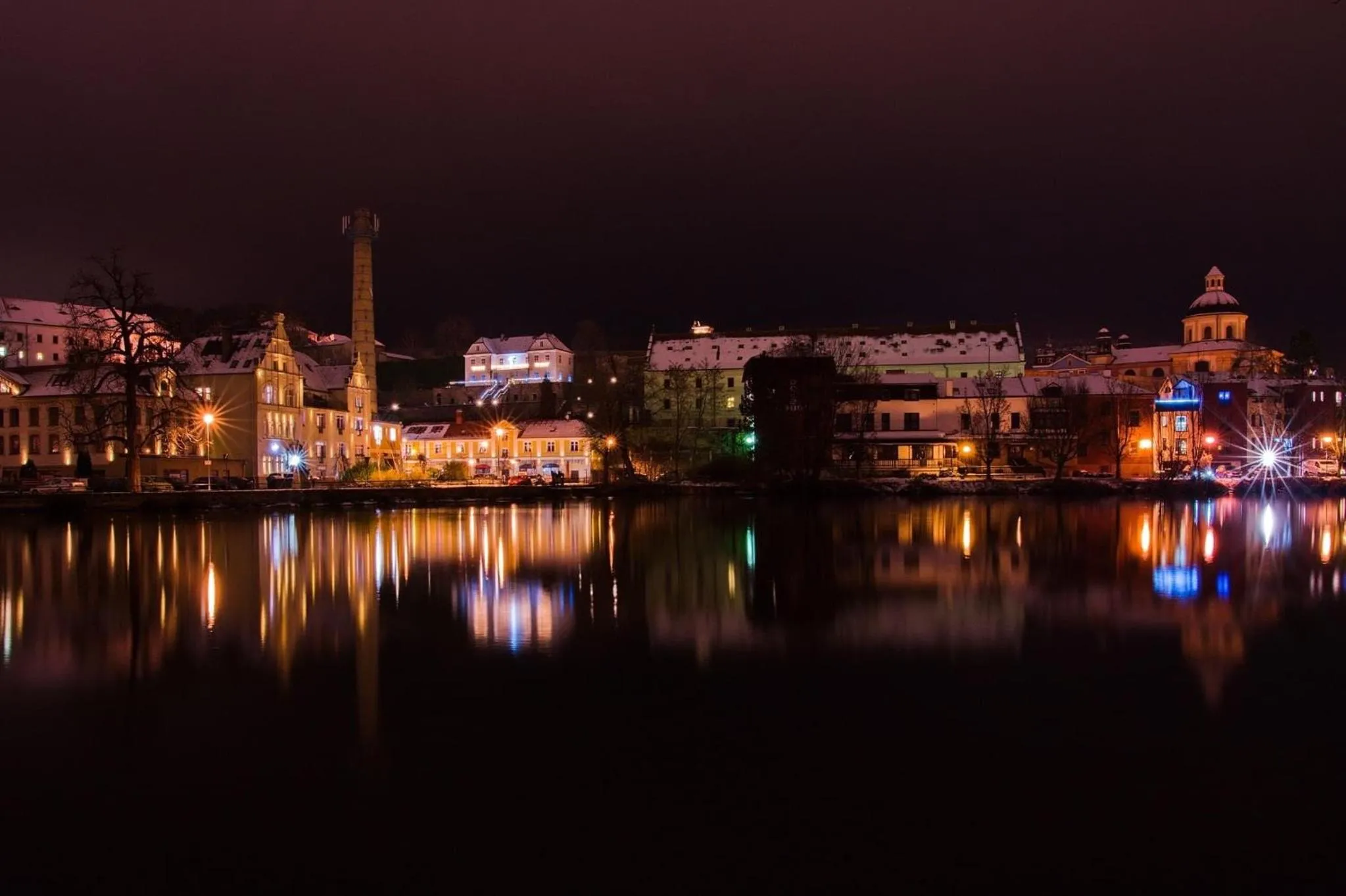 Lake view in Aparthotel Faust