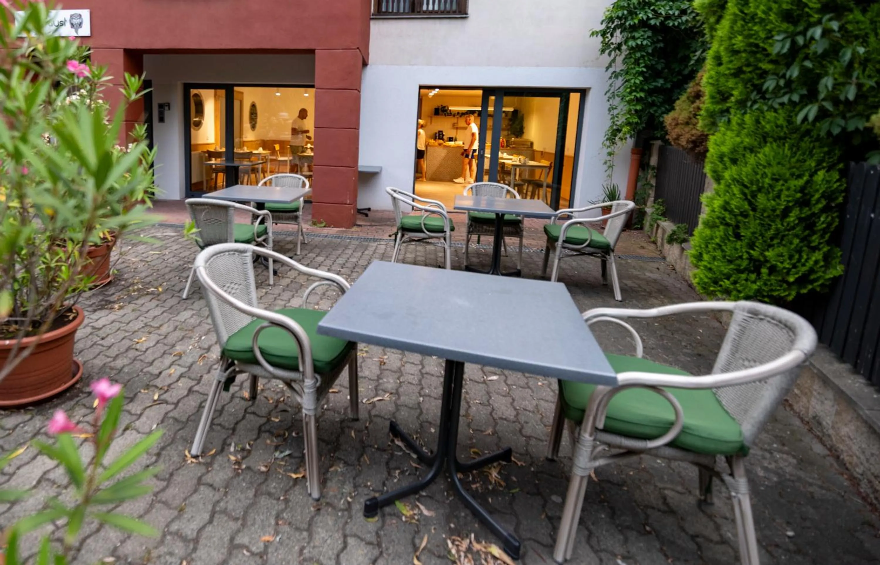 Seating area in Aparthotel Faust