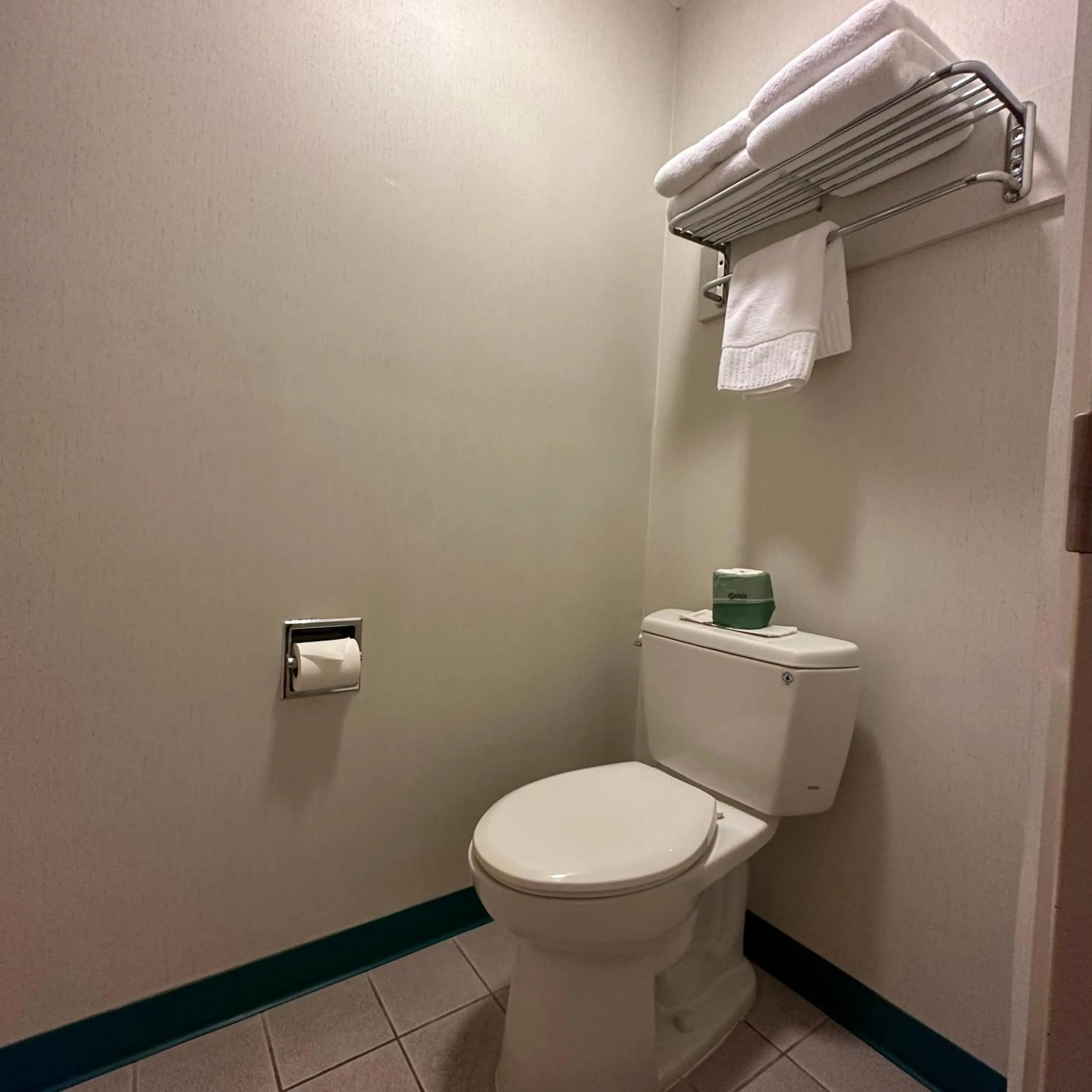 Toilet in Timberland Inn & Suites