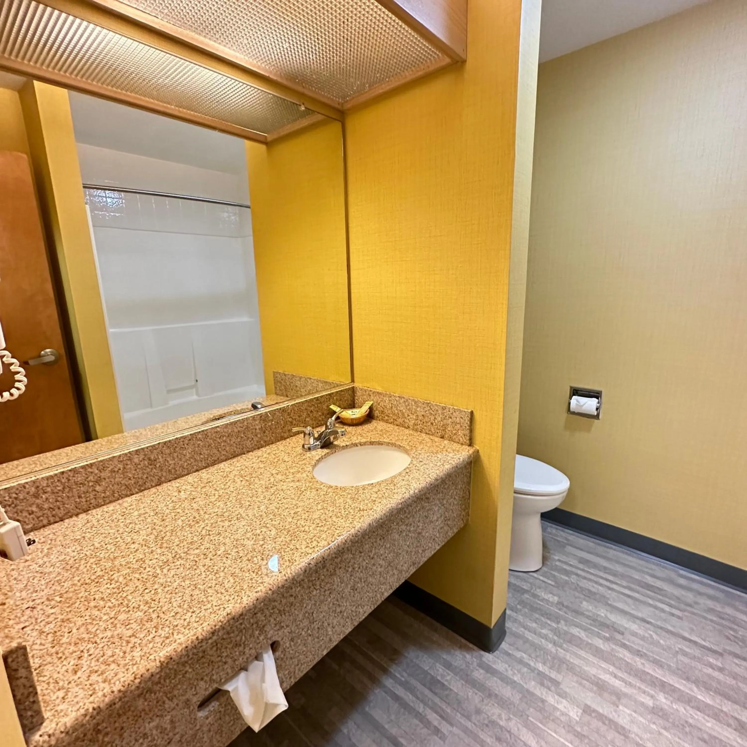 Toilet in Timberland Inn & Suites