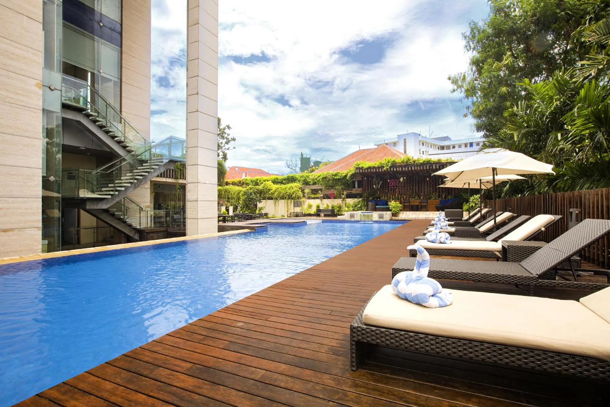 Swimming pool in Fraser Residence Menteng Jakarta