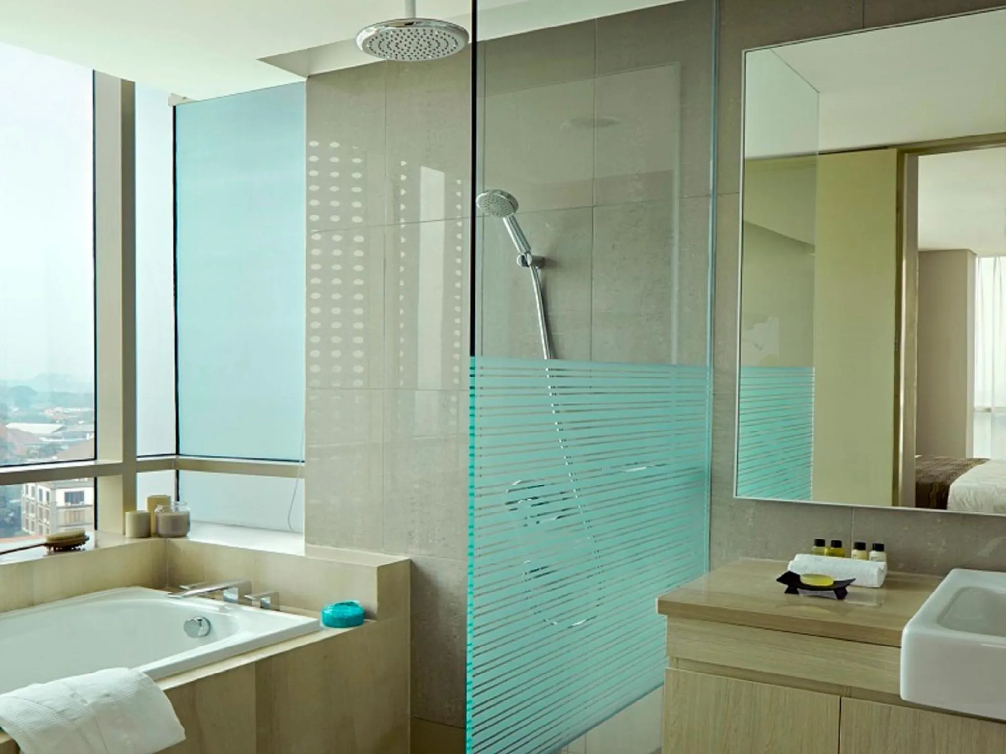 Bathroom in Fraser Residence Menteng Jakarta