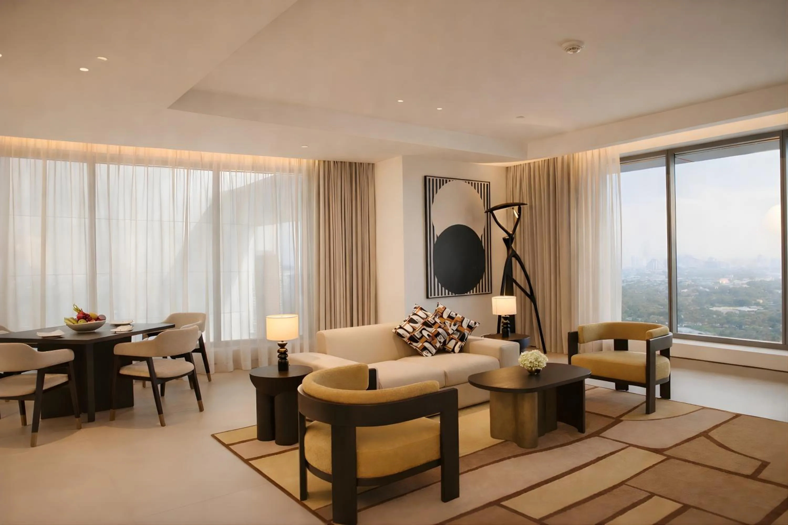 Living room in The H Dubai