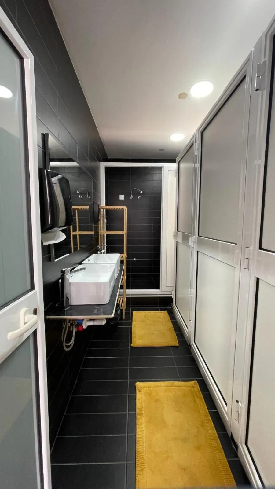 Bathroom, Bed in Bookarest Hostel Malta