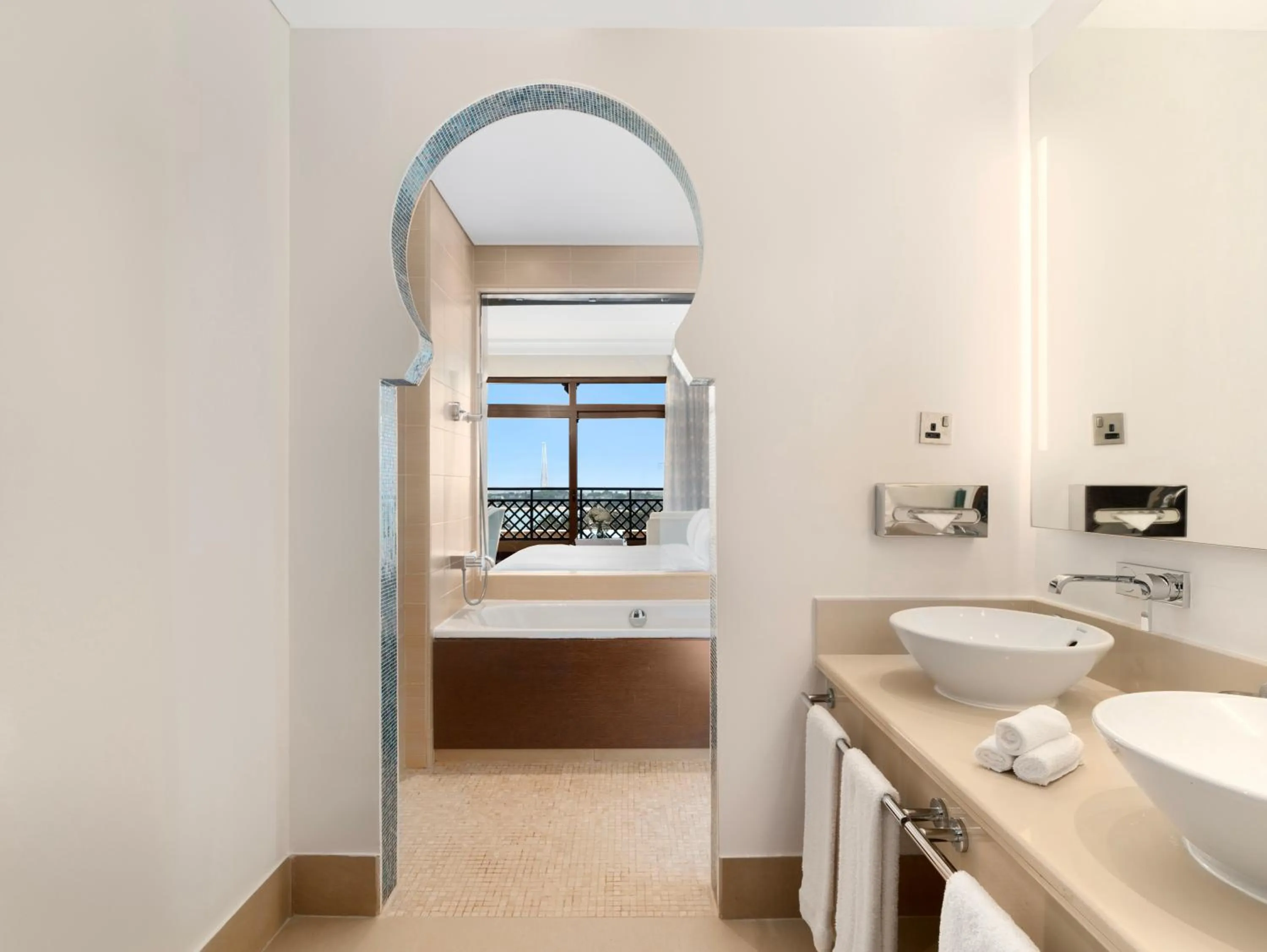 Bathroom in Hilton Ras Al Khaimah Beach Resort