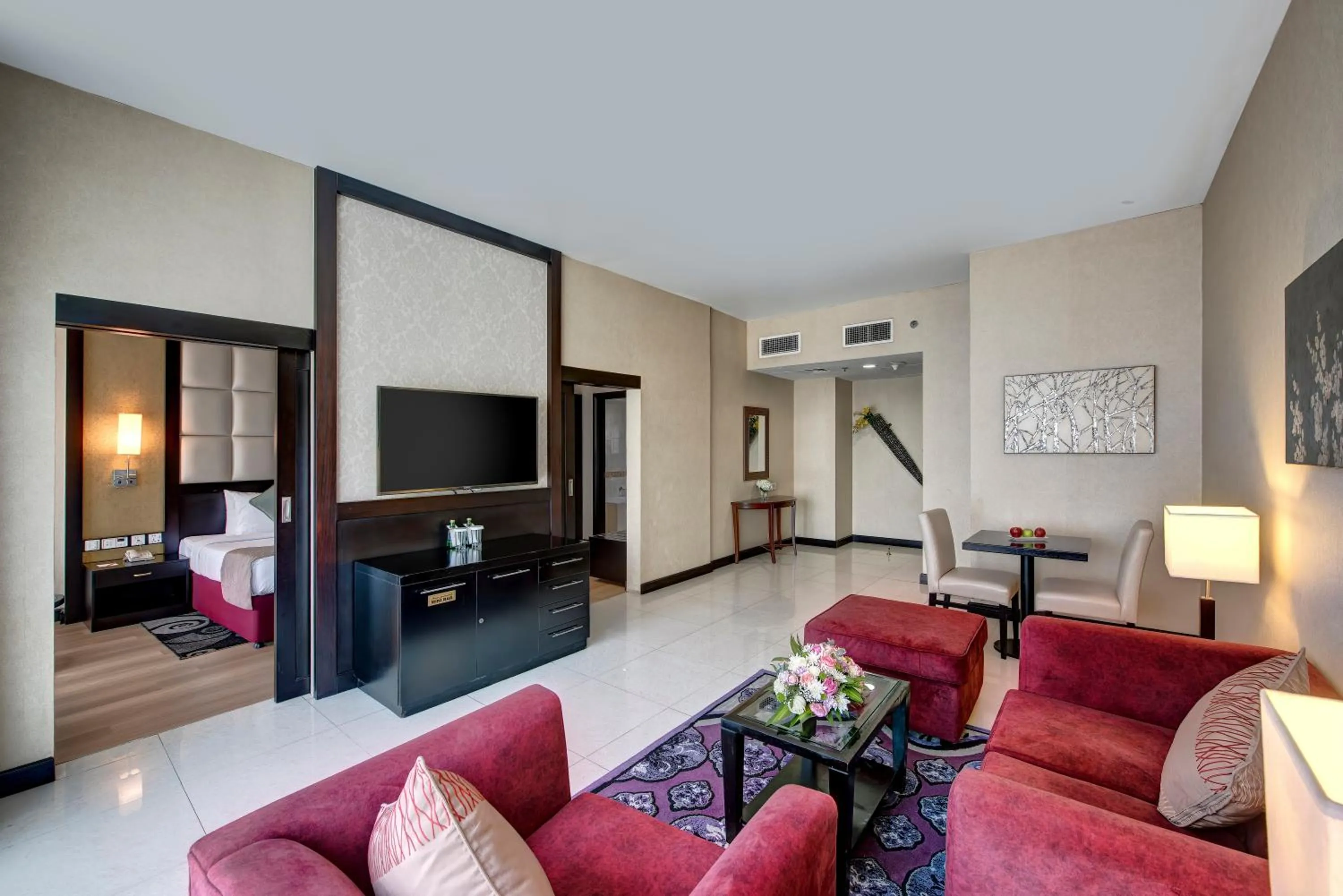 Living room in Grandeur Hotel Al Barsha