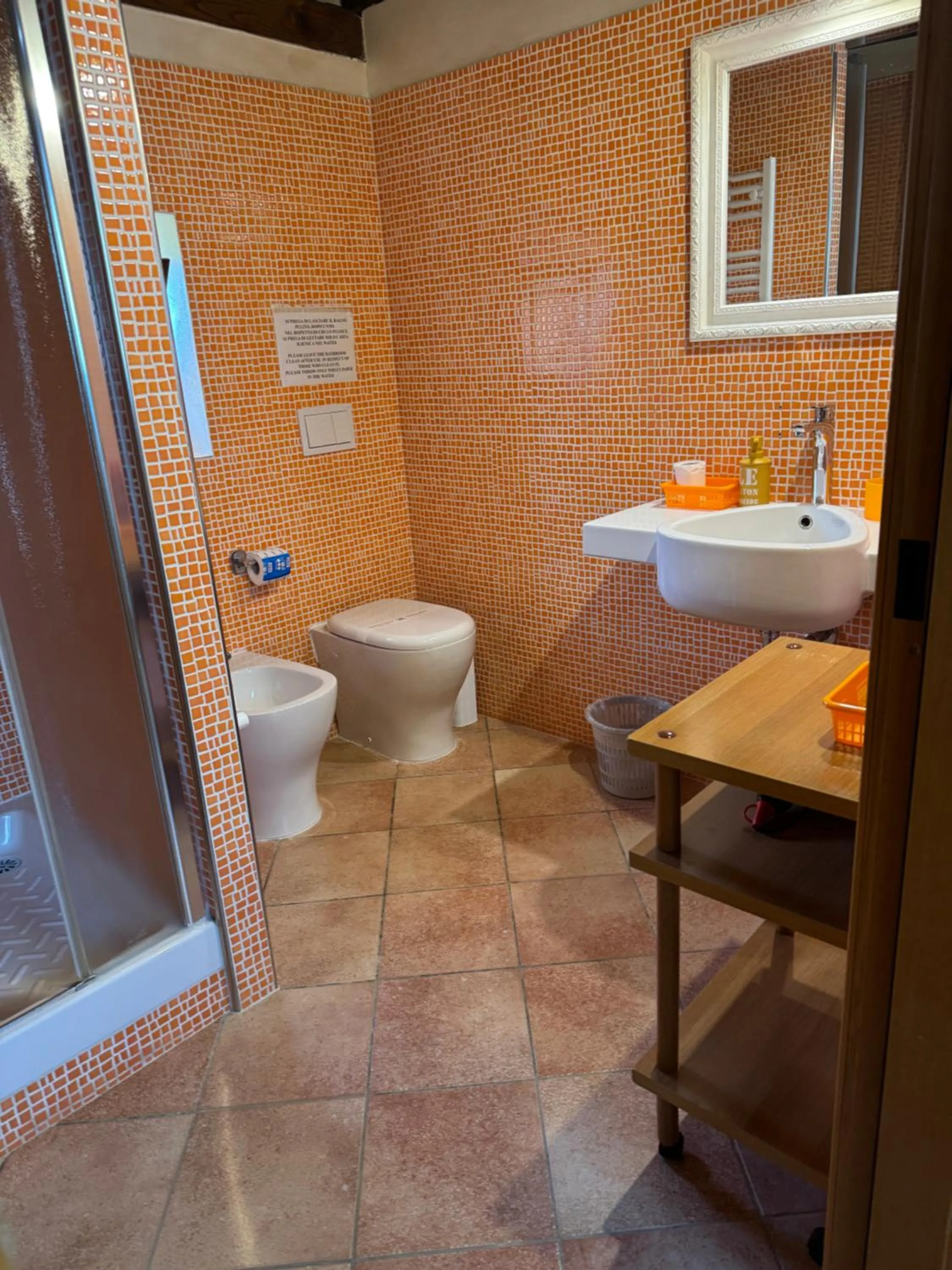 Bathroom in B&B oasi di mamma clara