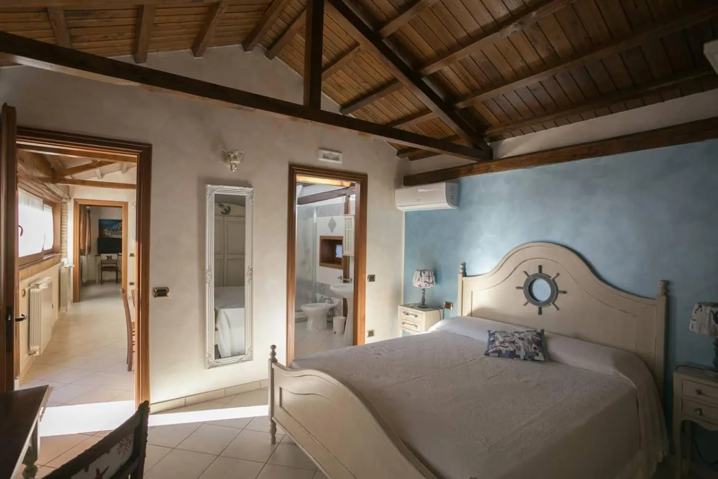 Bedroom, Bed in B&B oasi di mamma clara