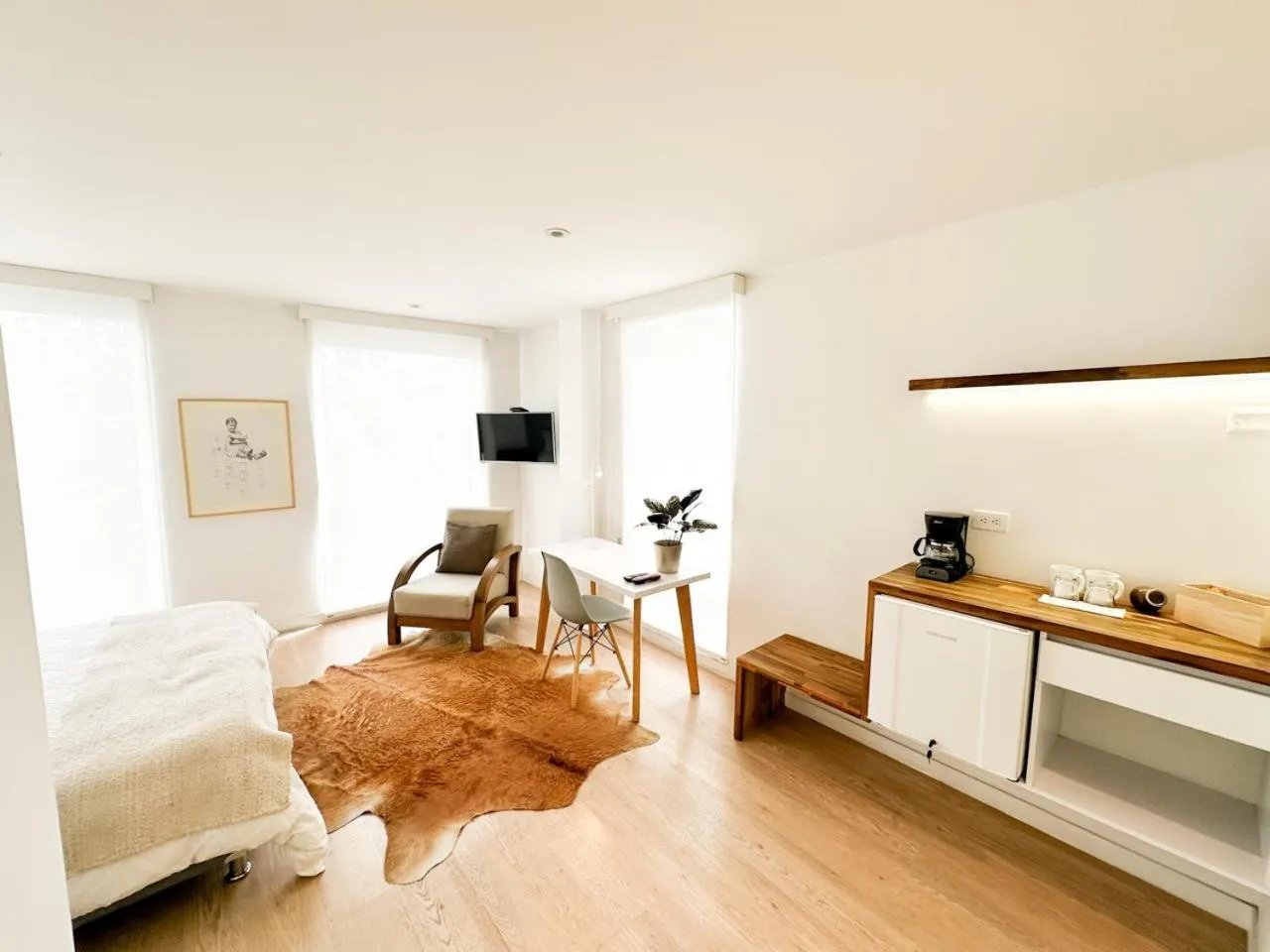 Bedroom in Lucitania Hotel Boutique