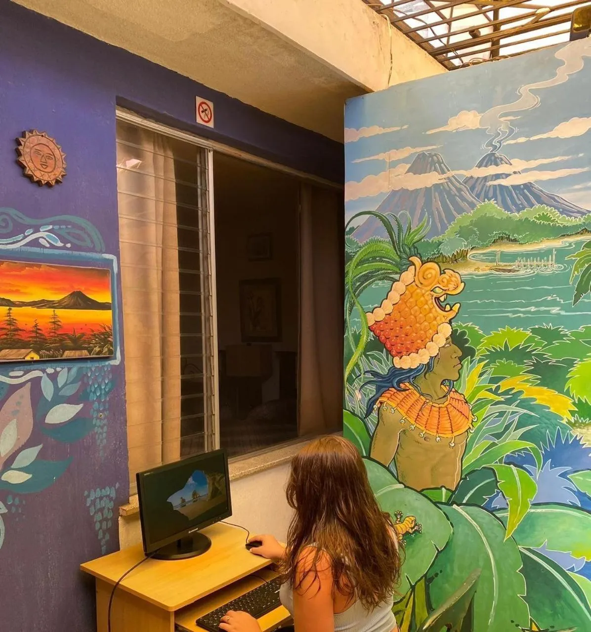 People in Hostal Los Volcanes