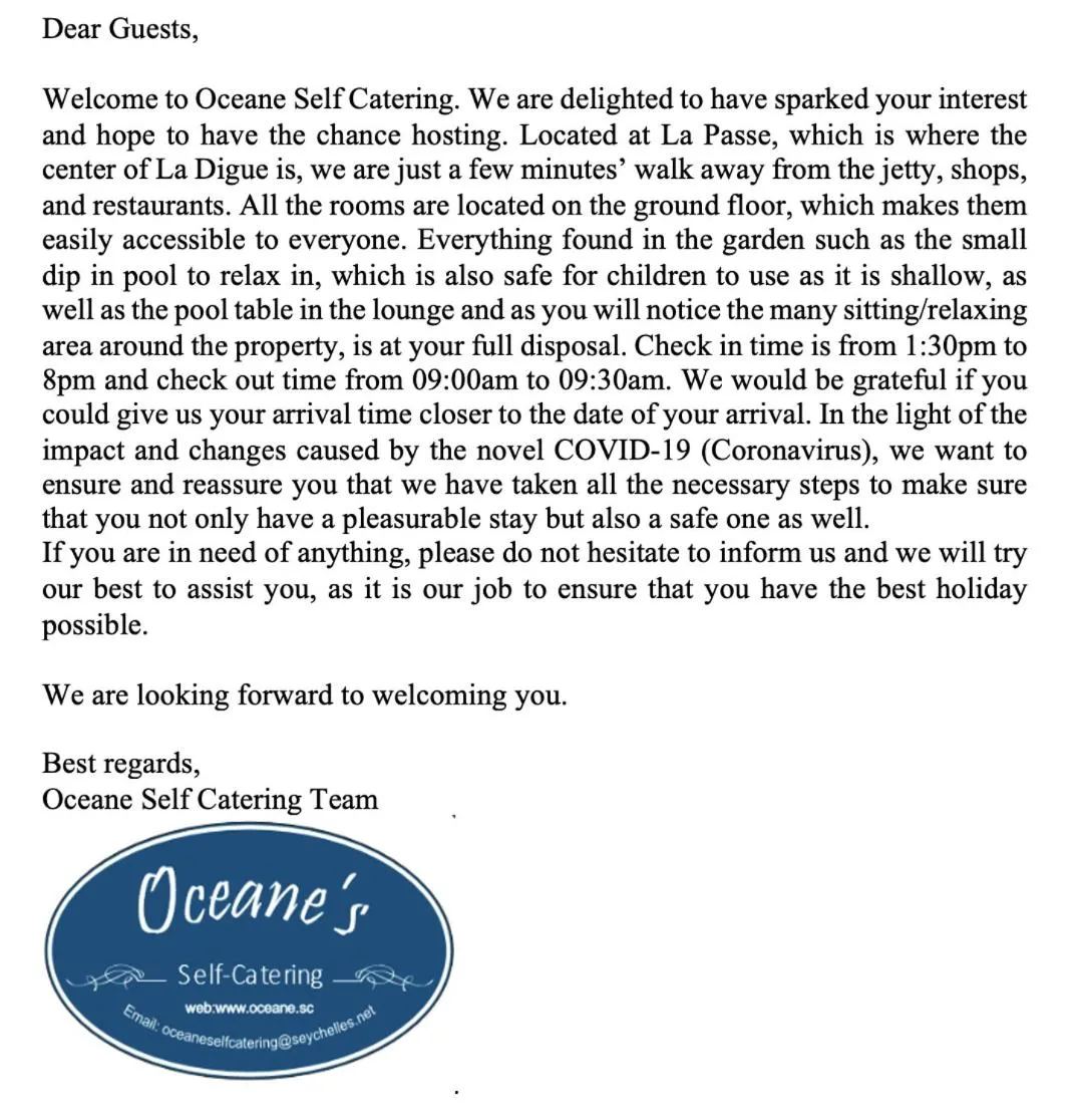 Oceane Self Catering