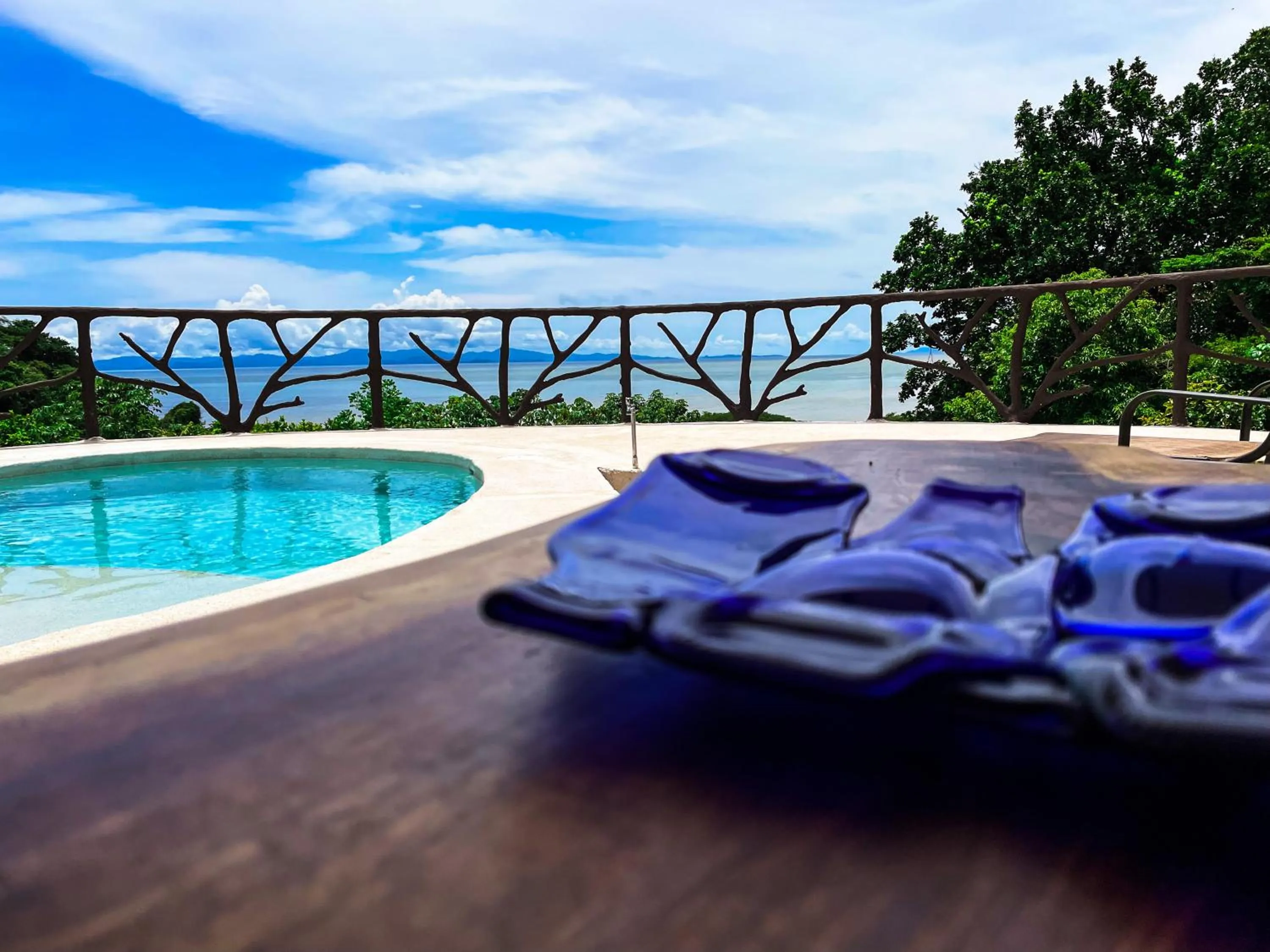 Pool view in Akua Suites Ocean View