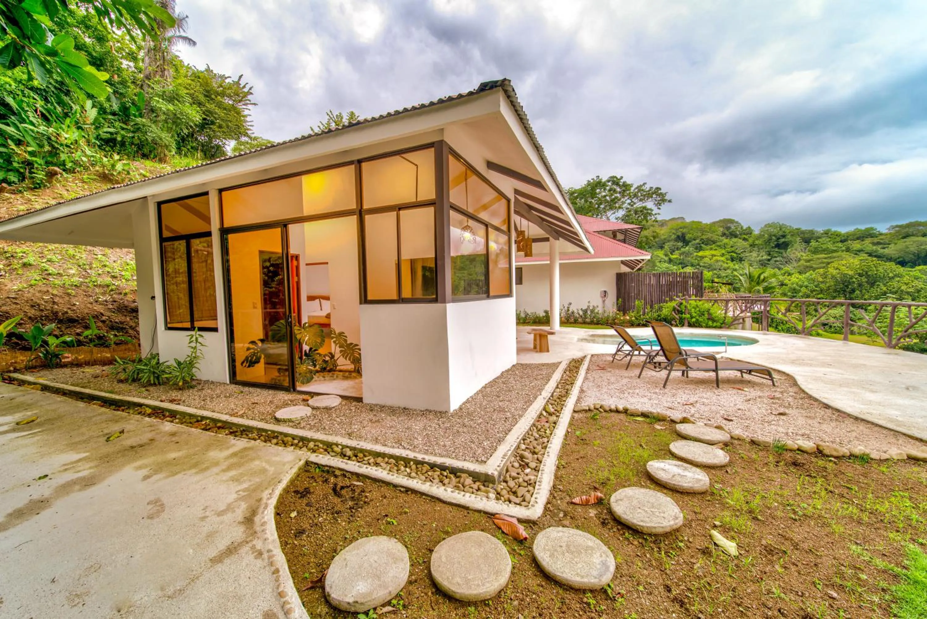Patio in Akua Suites Ocean View