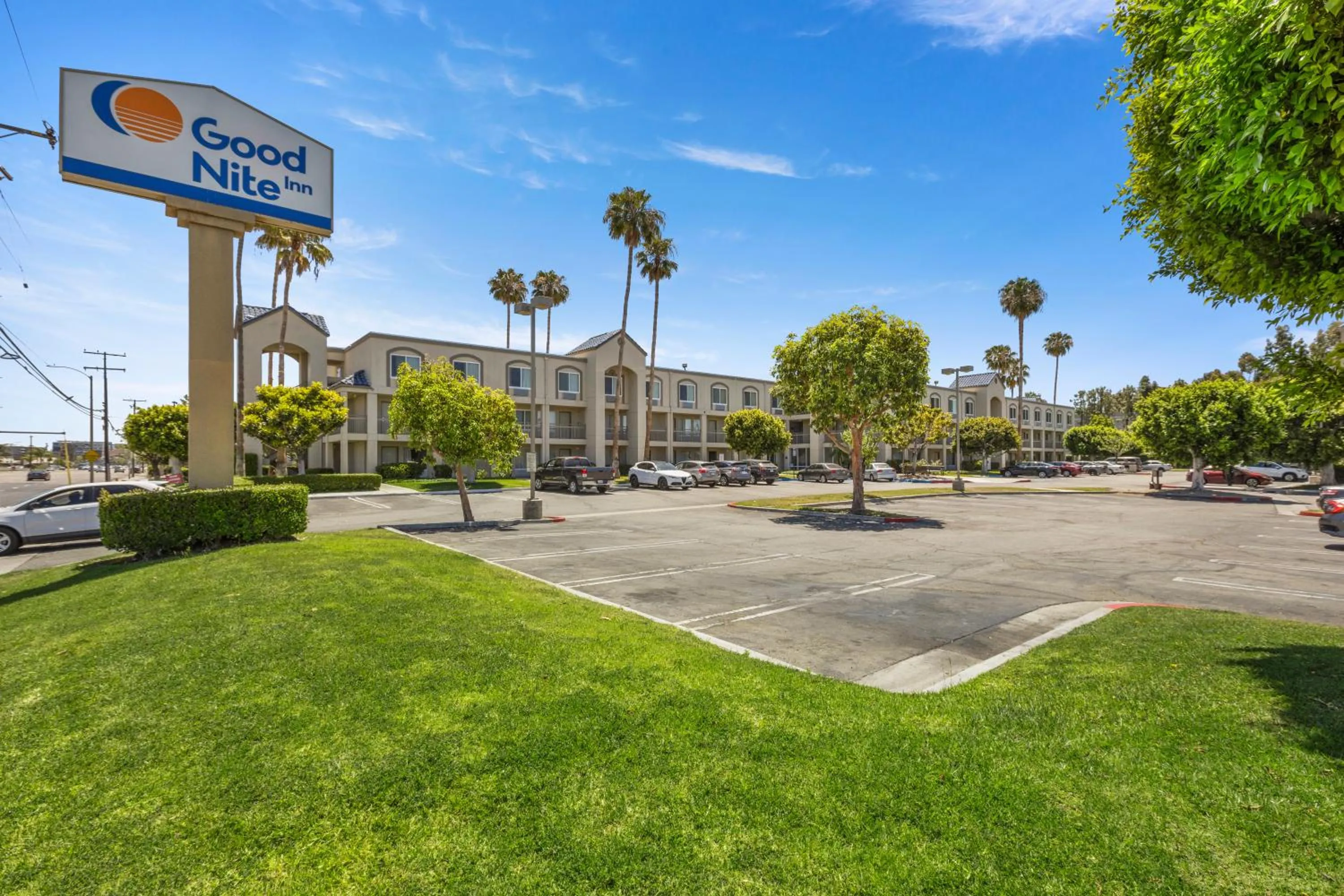 Property building in Good Nite Inn Buena Park