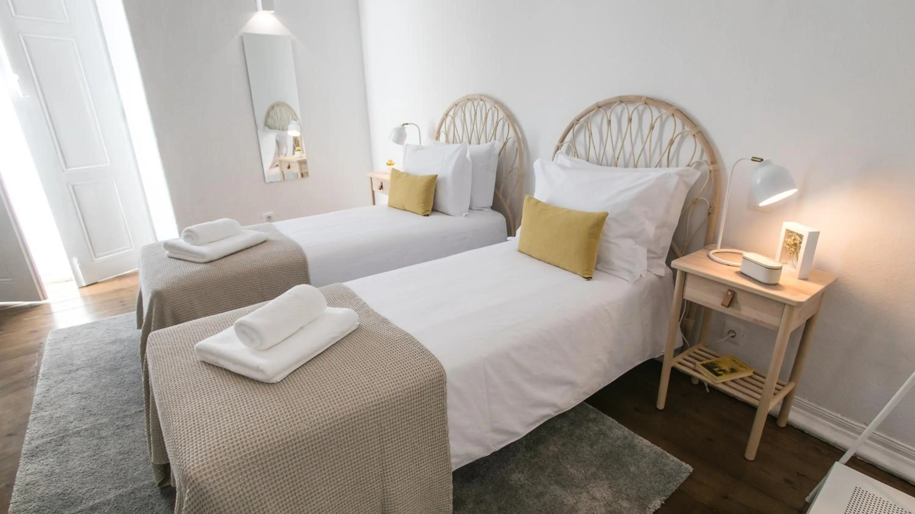 Bed in Casa Soure Suites and Apartments