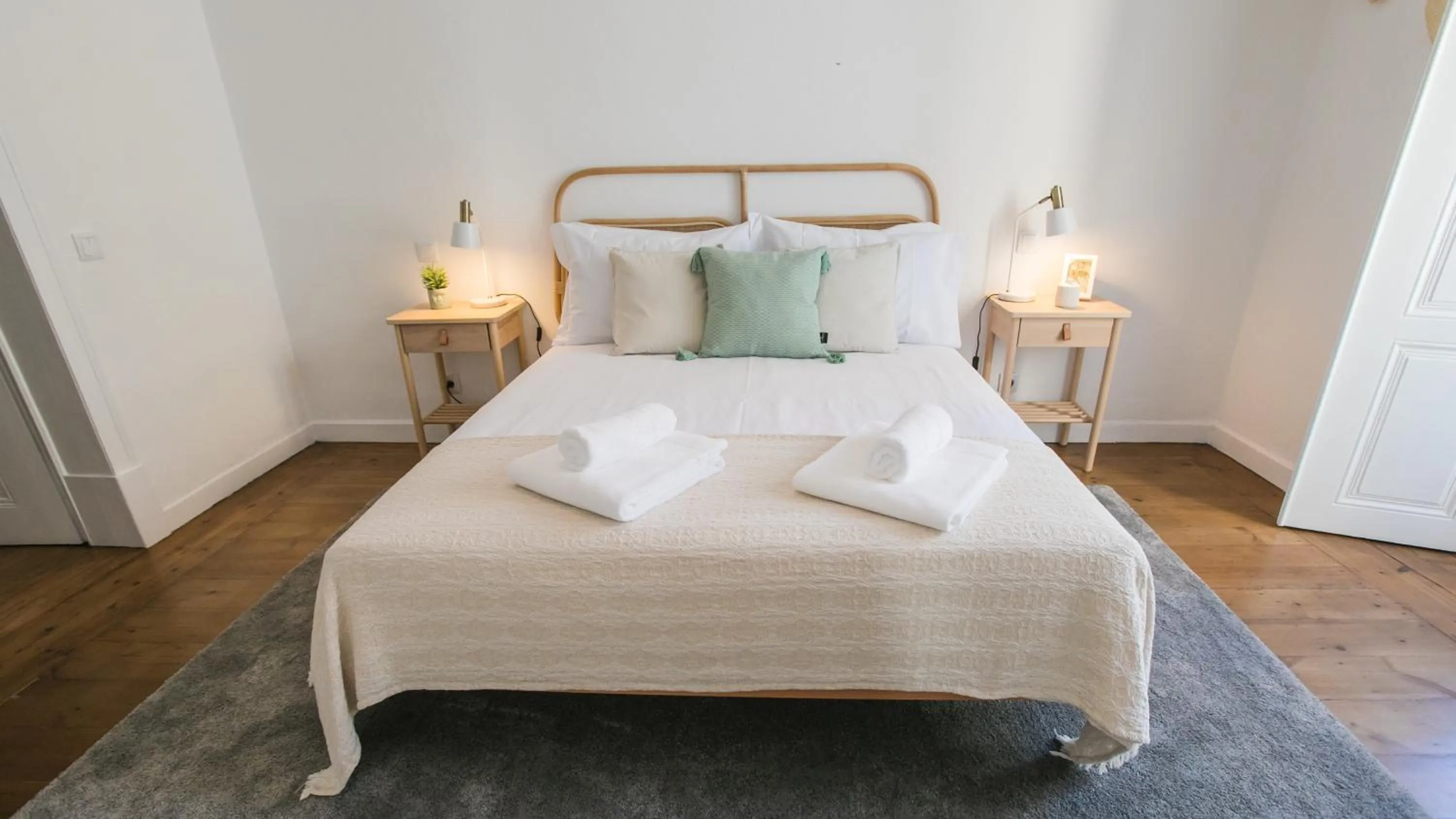 Bed in Casa Soure Suites and Apartments