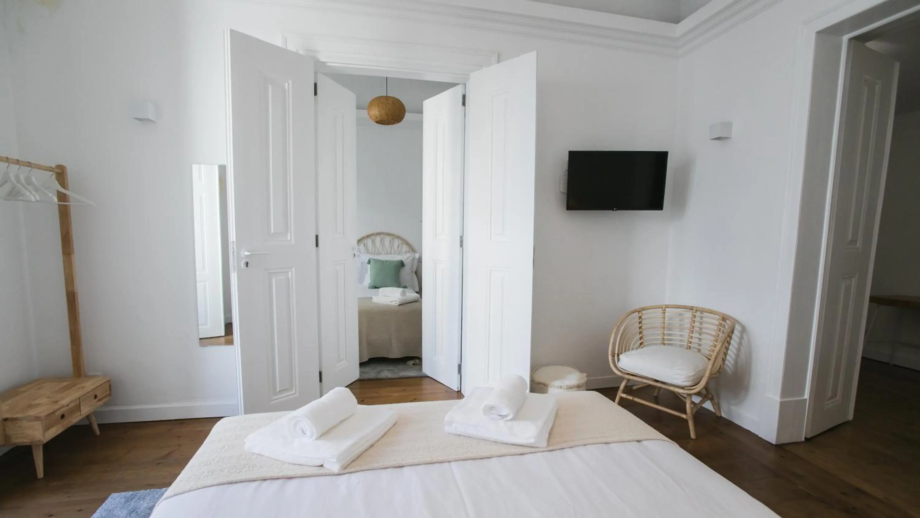 Bed in Casa Soure Suites and Apartments