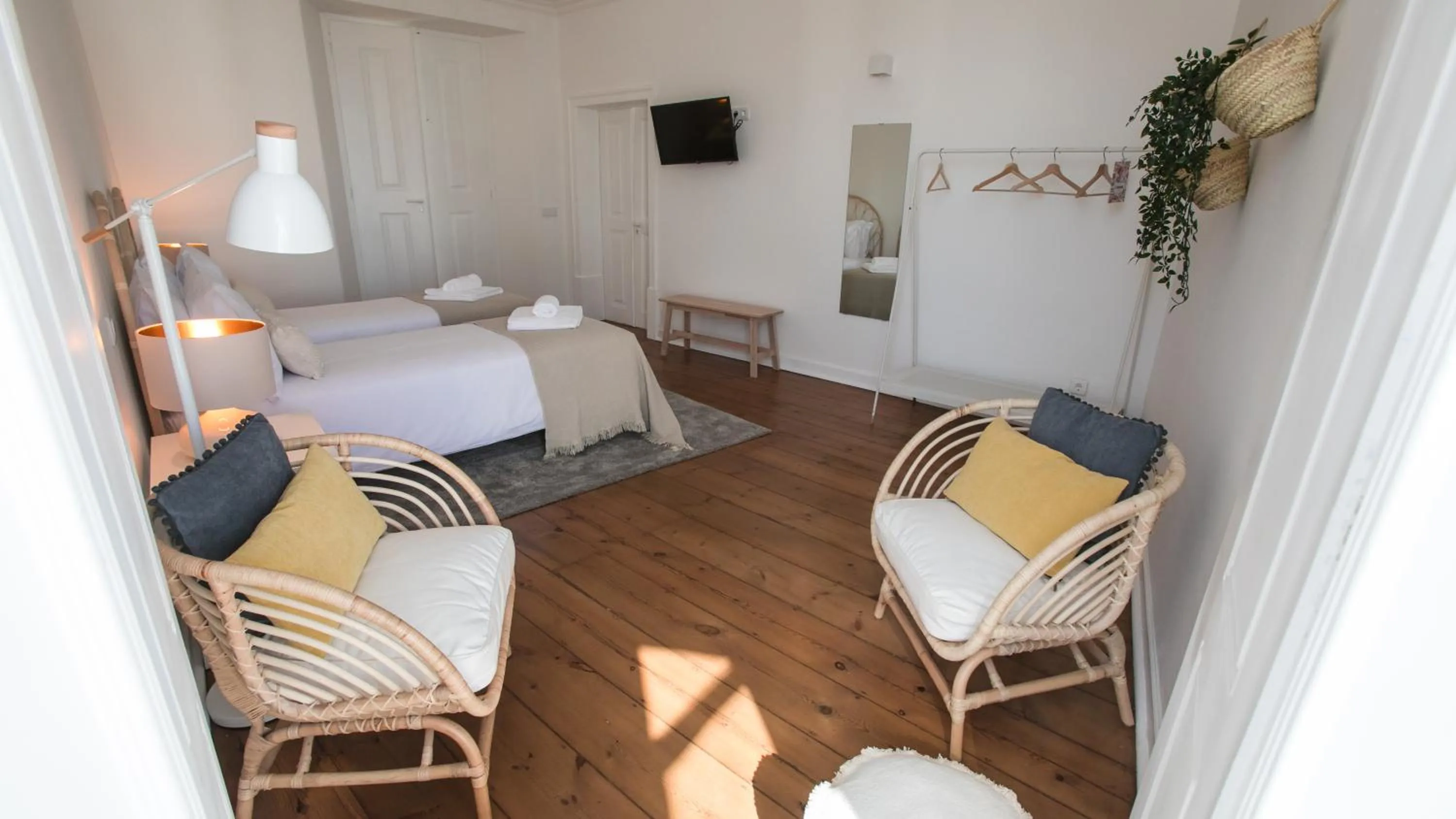 Bed in Casa Soure Suites and Apartments