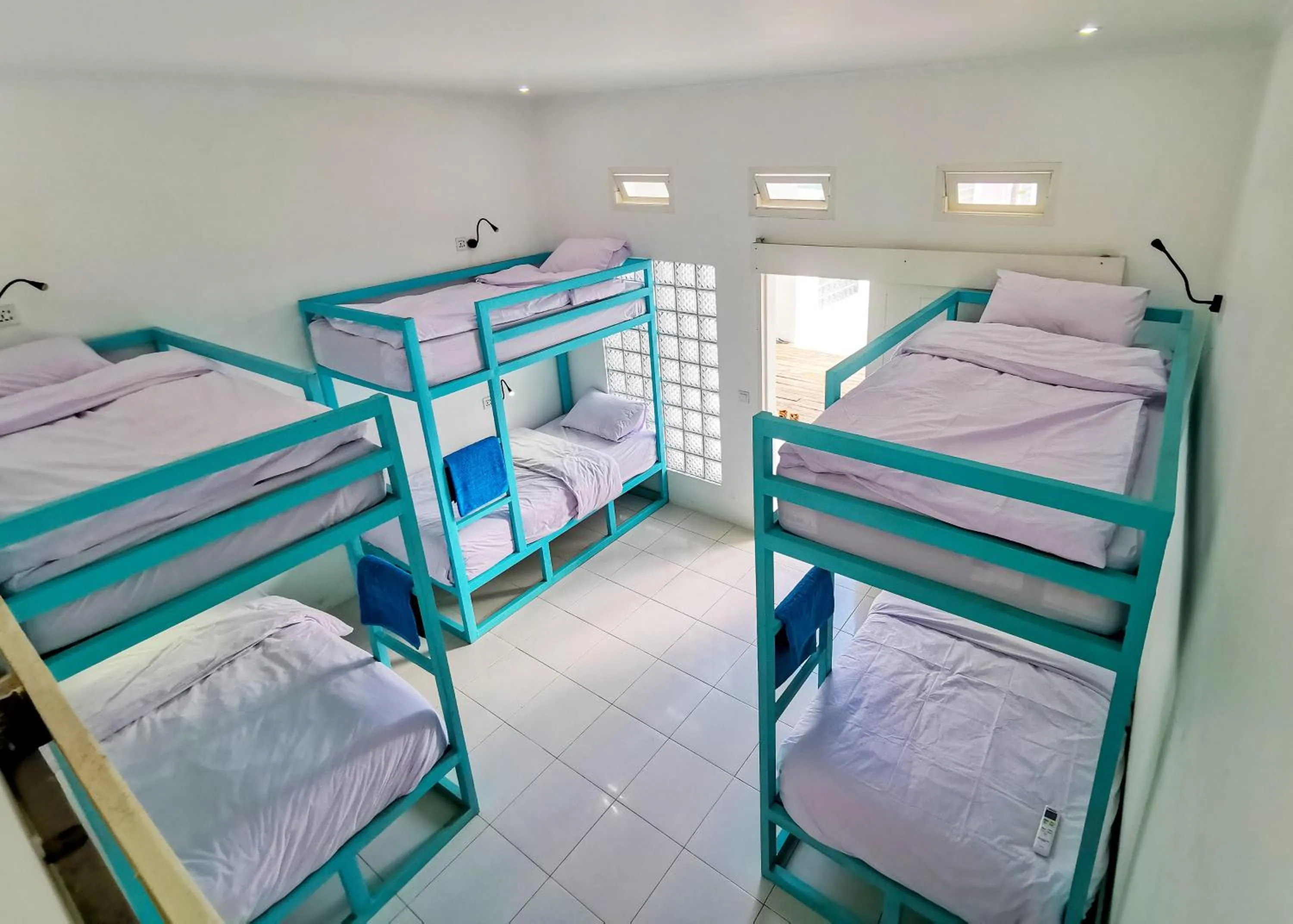 Bed in Mad Monkey Kuta Lombok