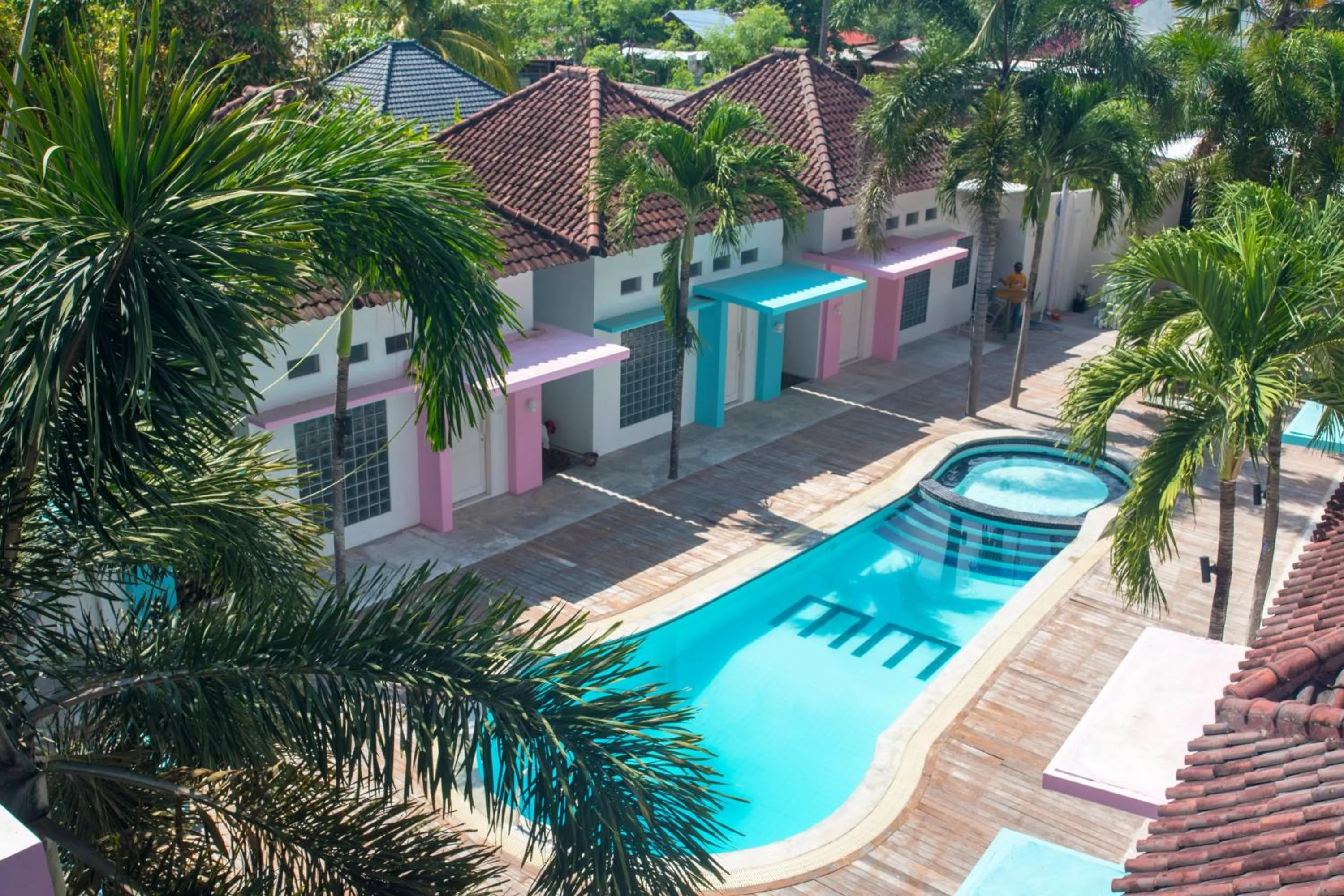 Pool view in Mad Monkey Kuta Lombok