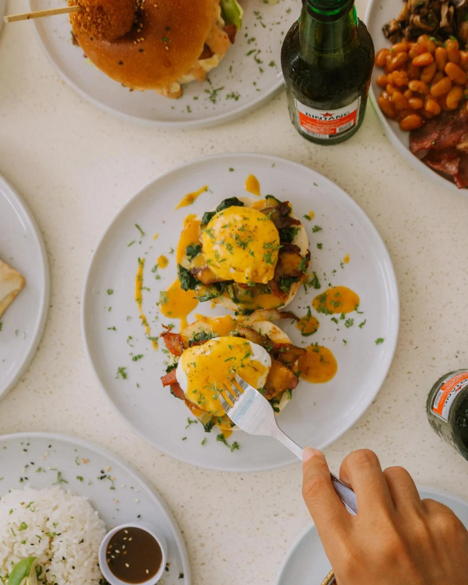 Food close-up in Mad Monkey Kuta Lombok