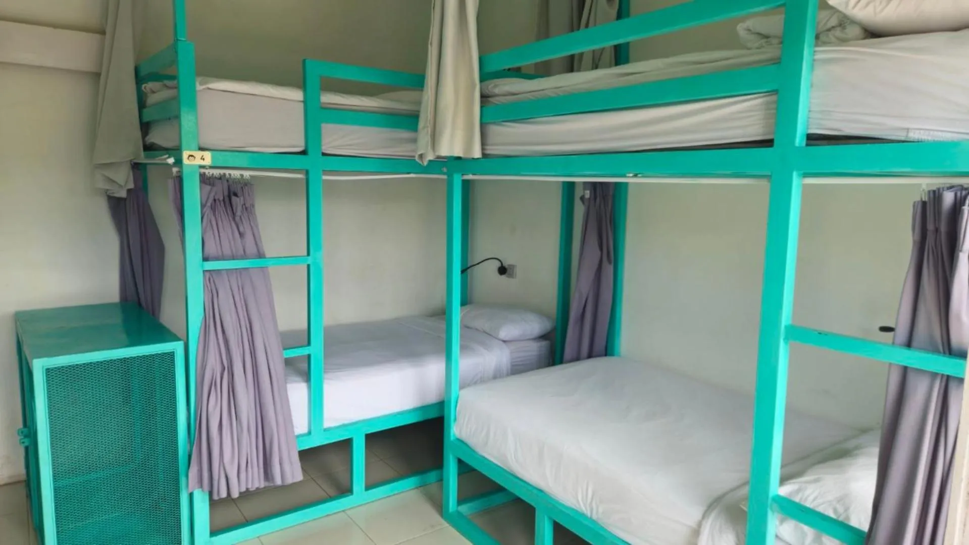 Bed in Mad Monkey Kuta Lombok