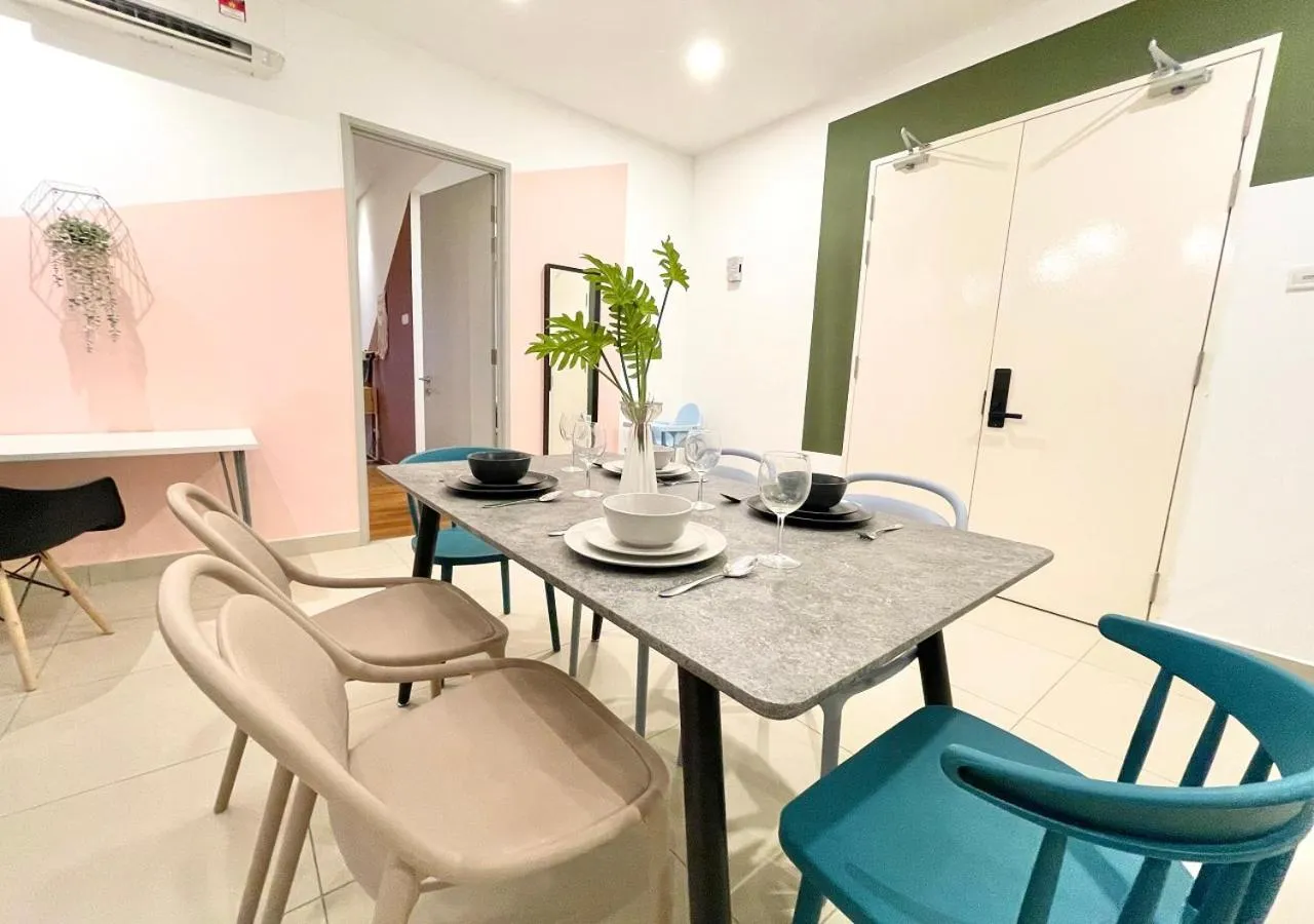 Seating area in KL Gateway Premium Residences by Moka