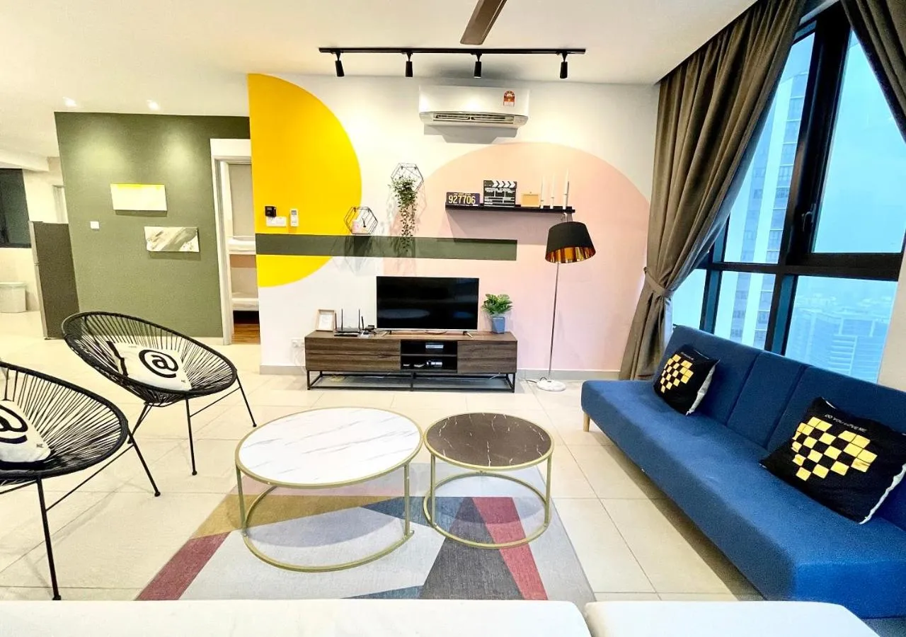 Living room in KL Gateway Premium Residences by Moka