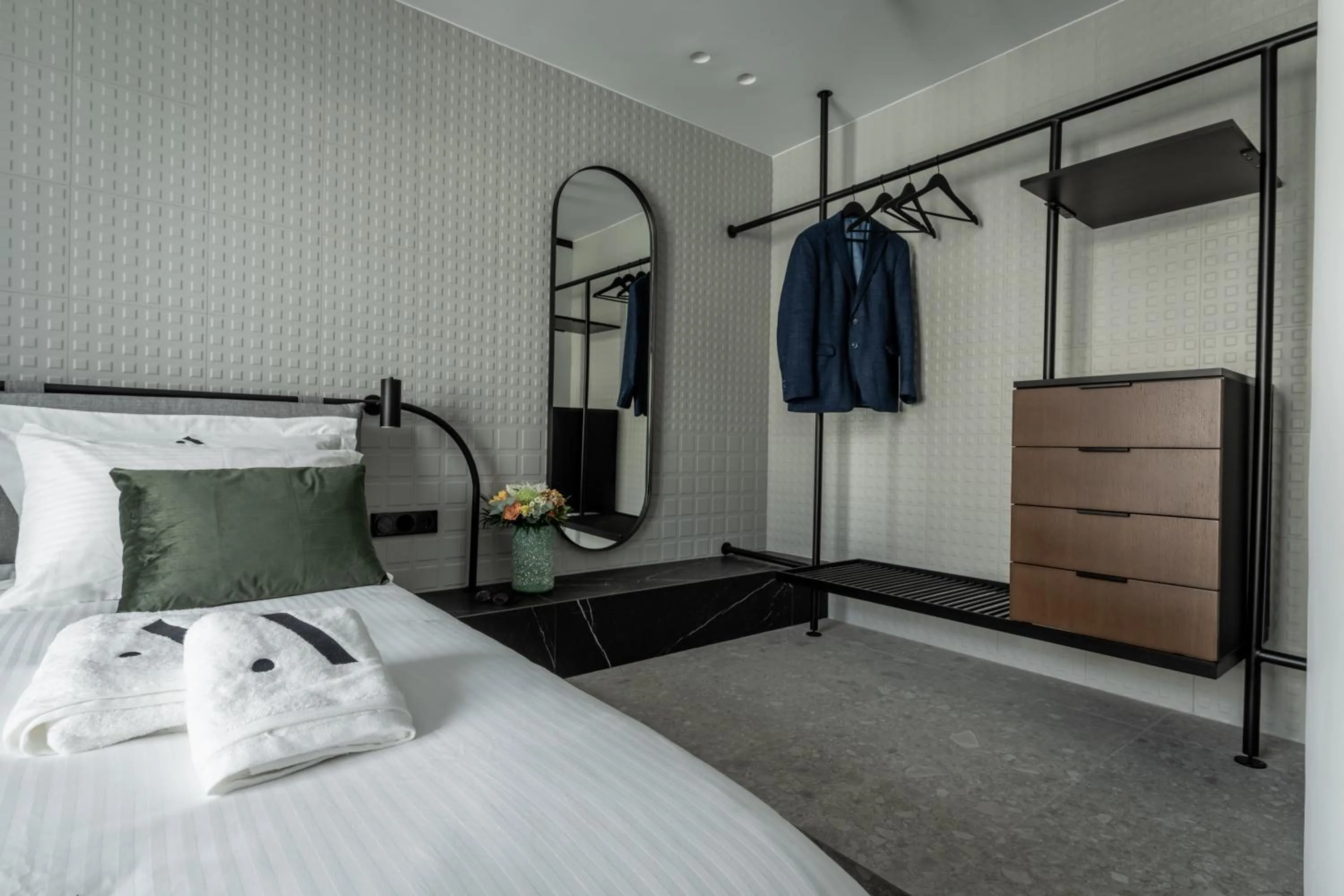 Bed in Athinaion Recreation Suites