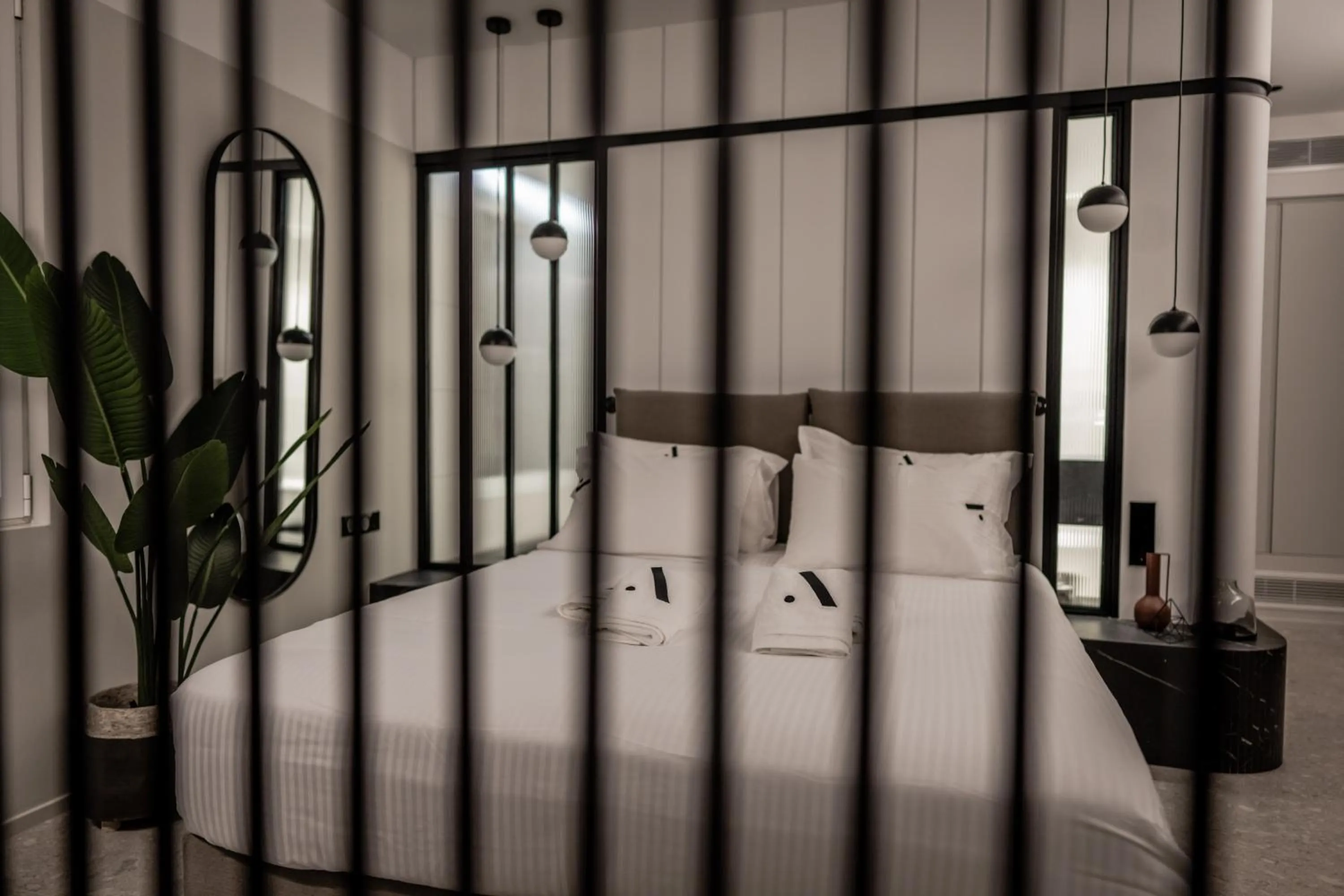 Bed in Athinaion Recreation Suites