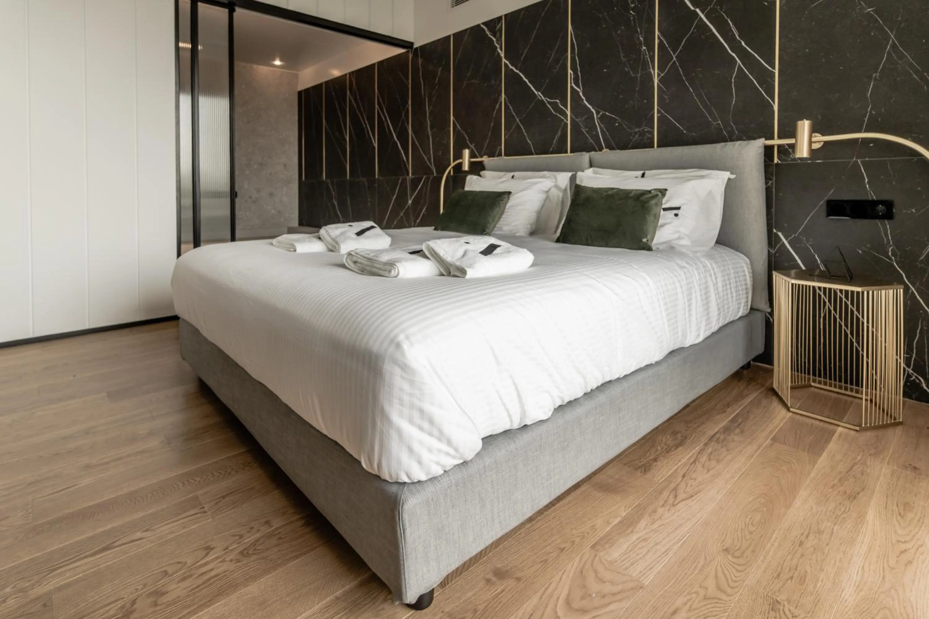 Bed in Athinaion Recreation Suites