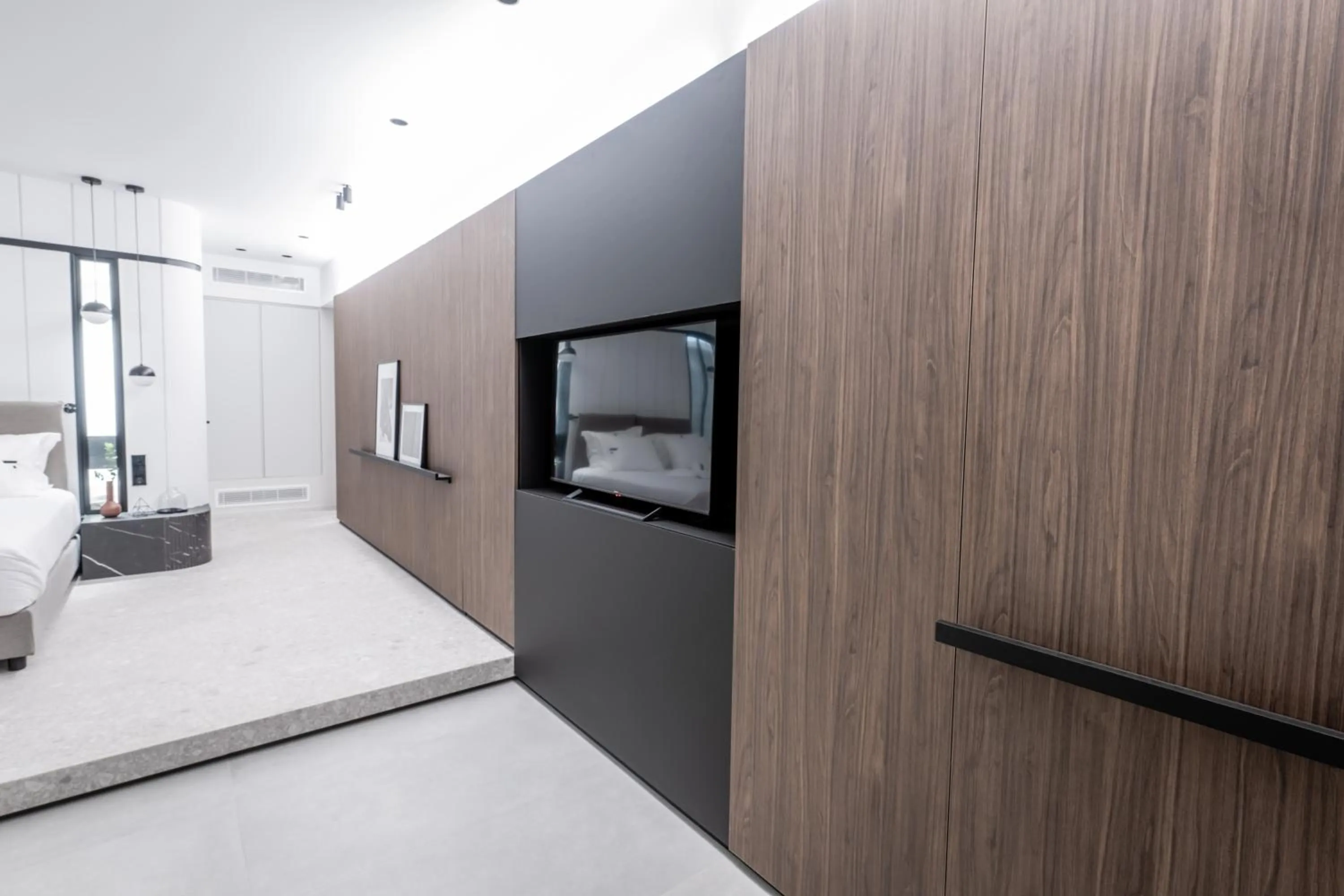 Bed in Athinaion Recreation Suites