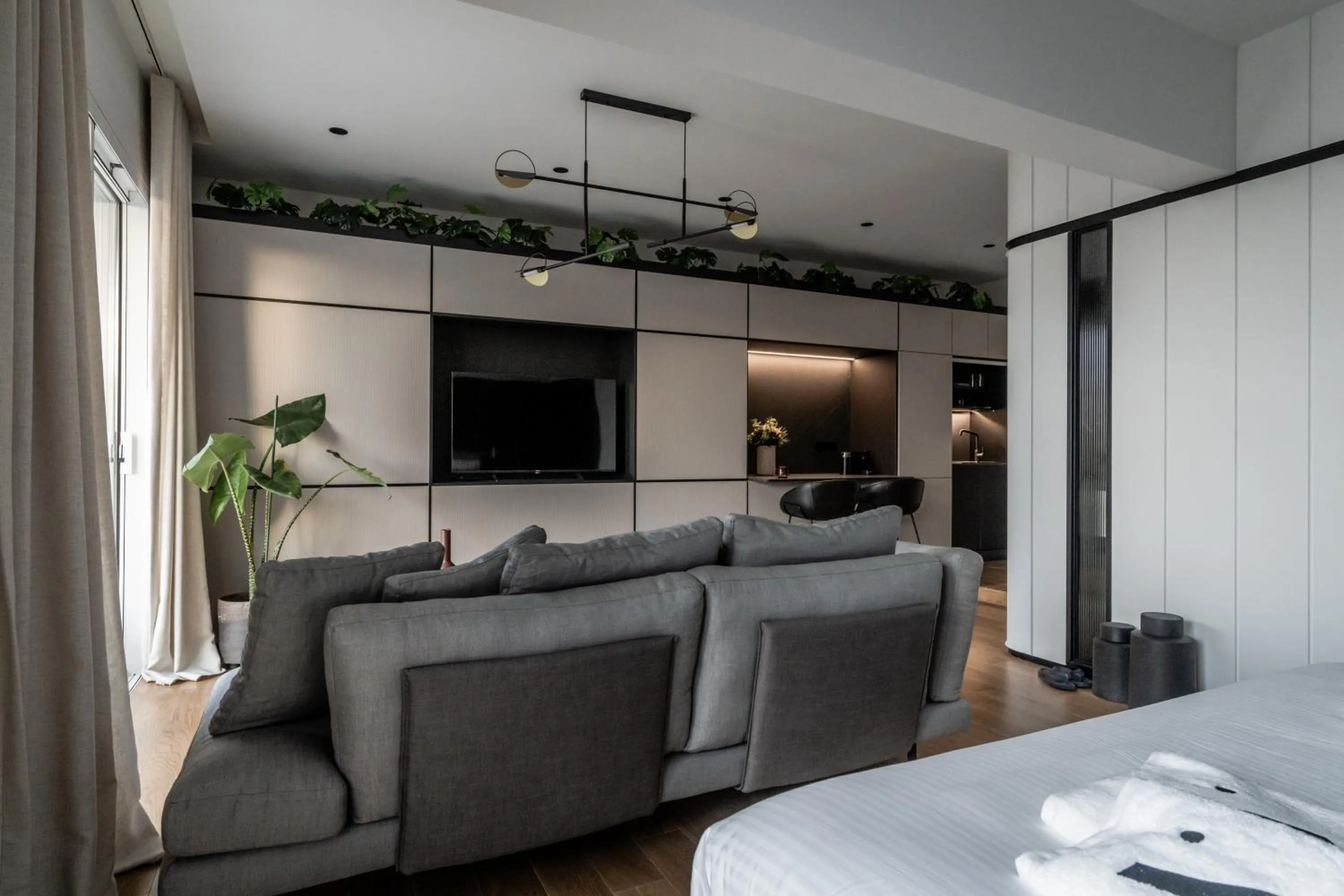 Bed in Athinaion Recreation Suites