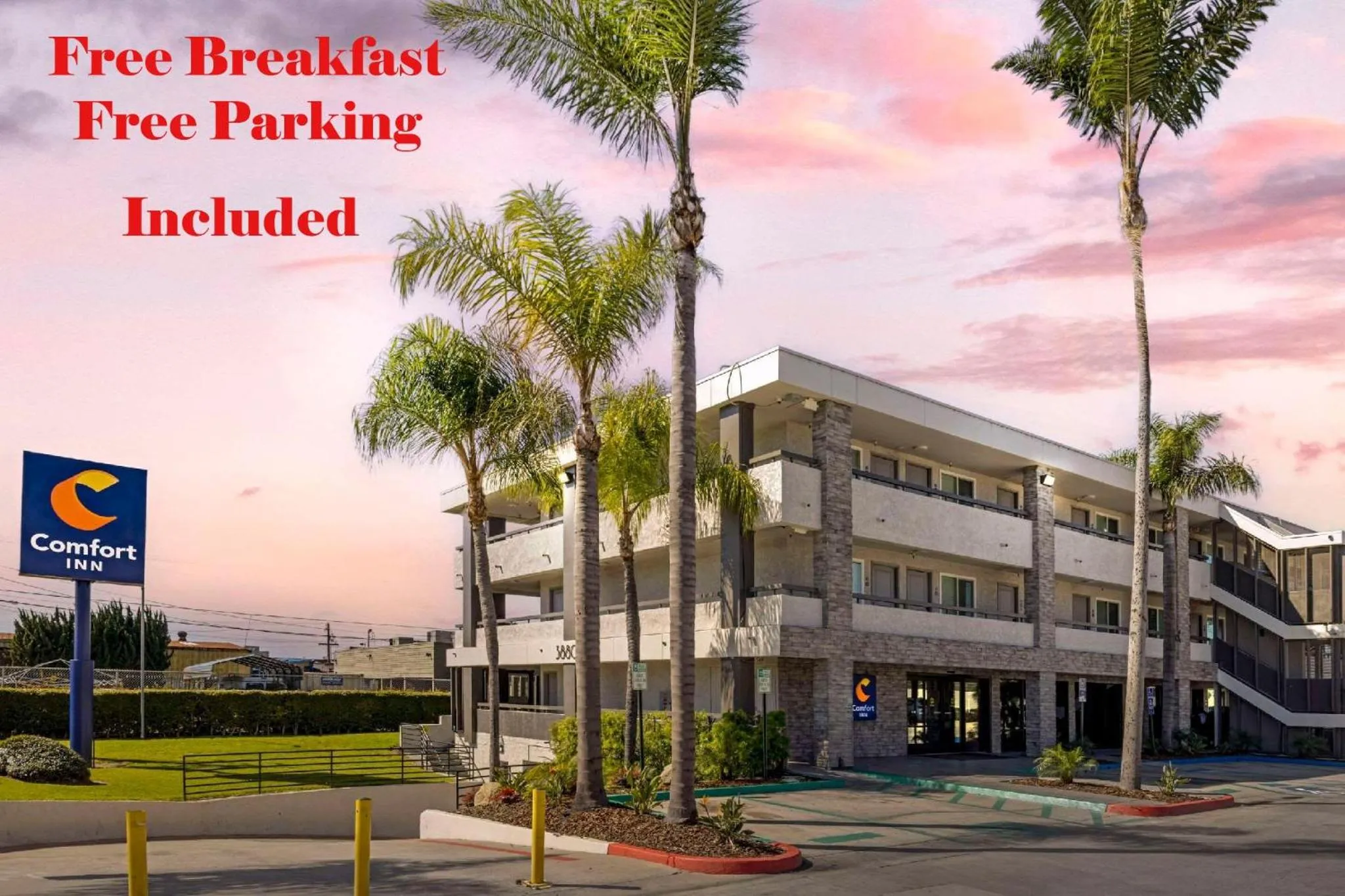 Property building in Comfort Inn Sea World Area