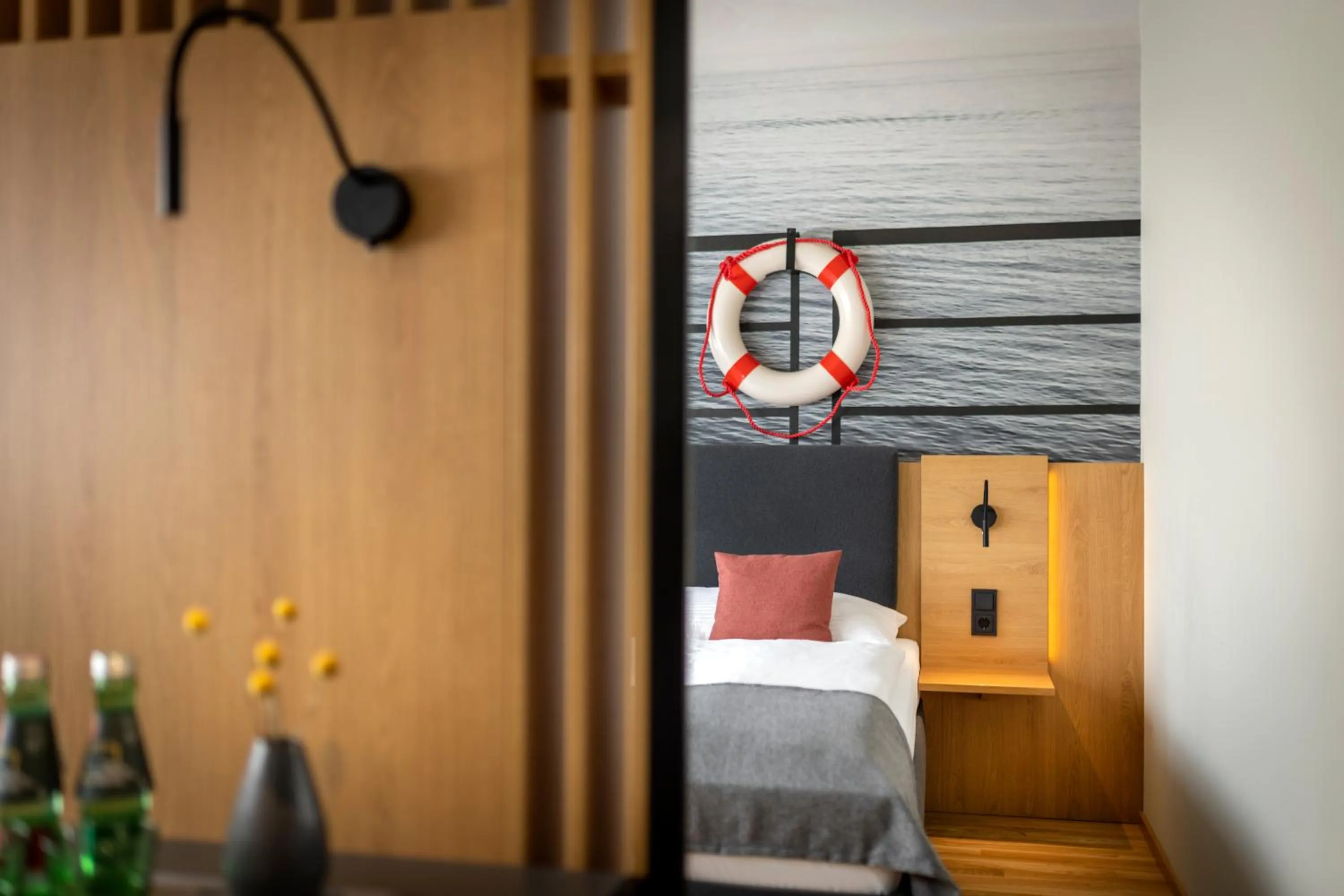 Photo of the whole room, Bed in JUFA Hotel Bregenz