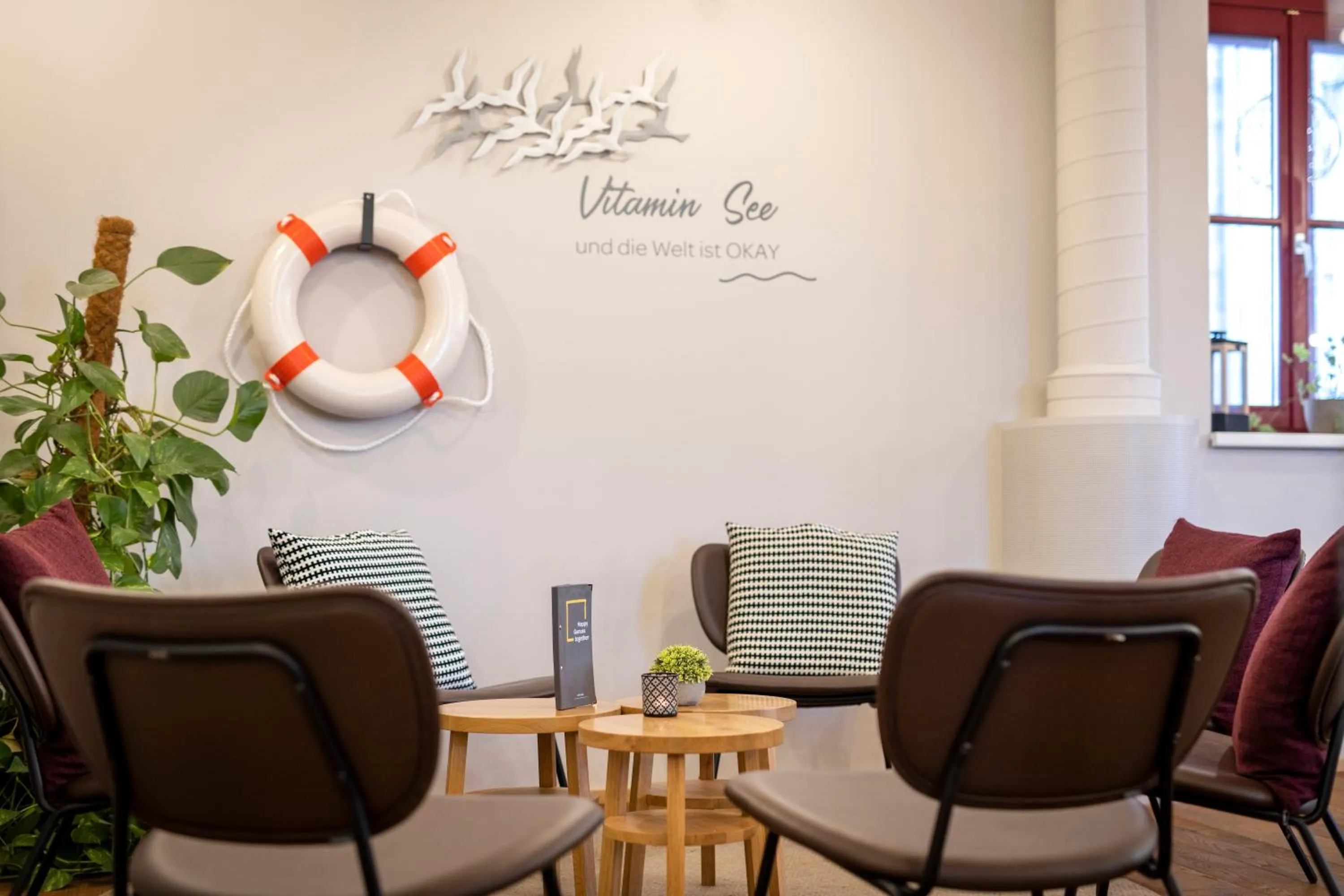 Decorative detail in JUFA Hotel Bregenz