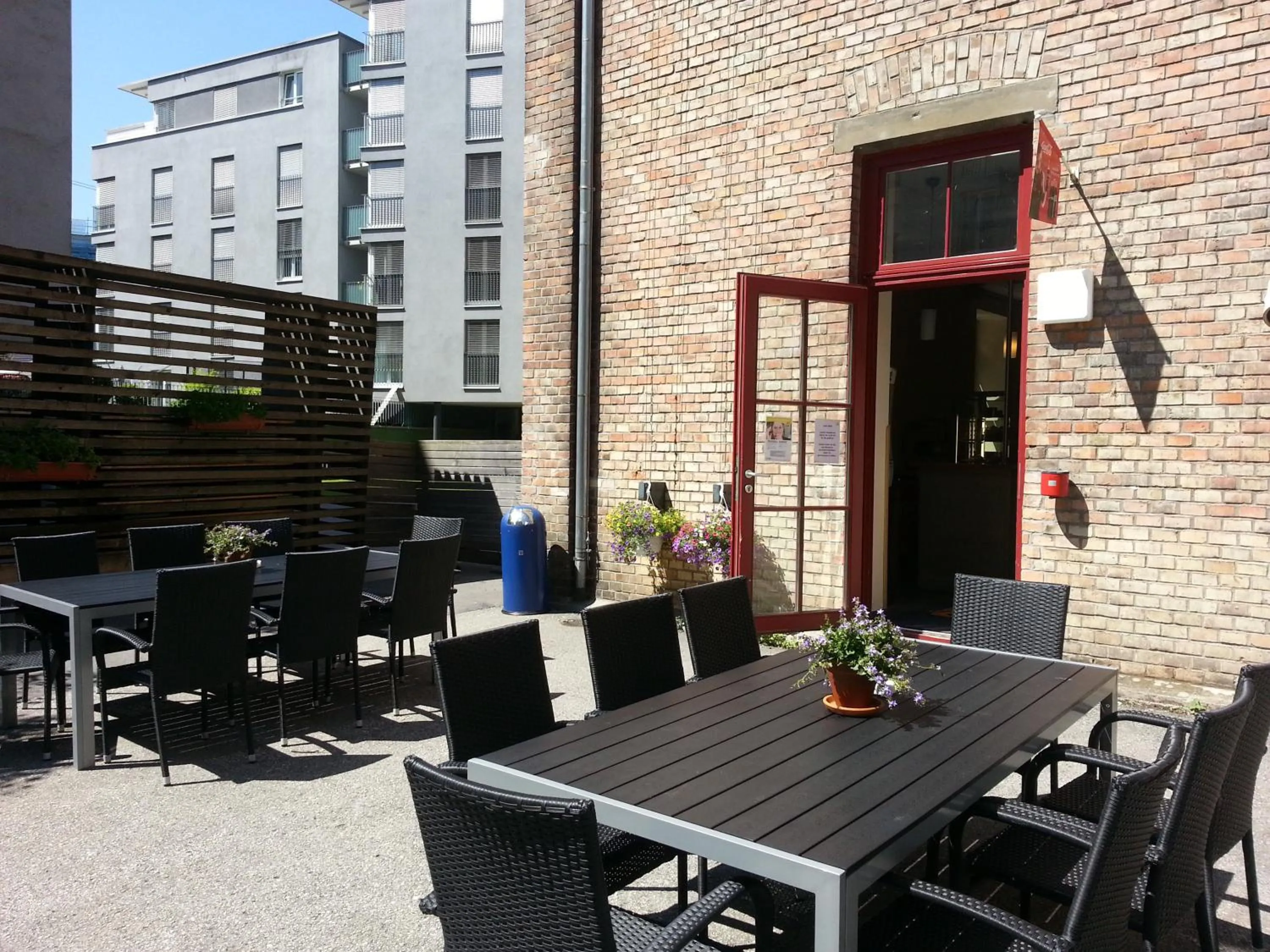 Patio in JUFA Hotel Bregenz