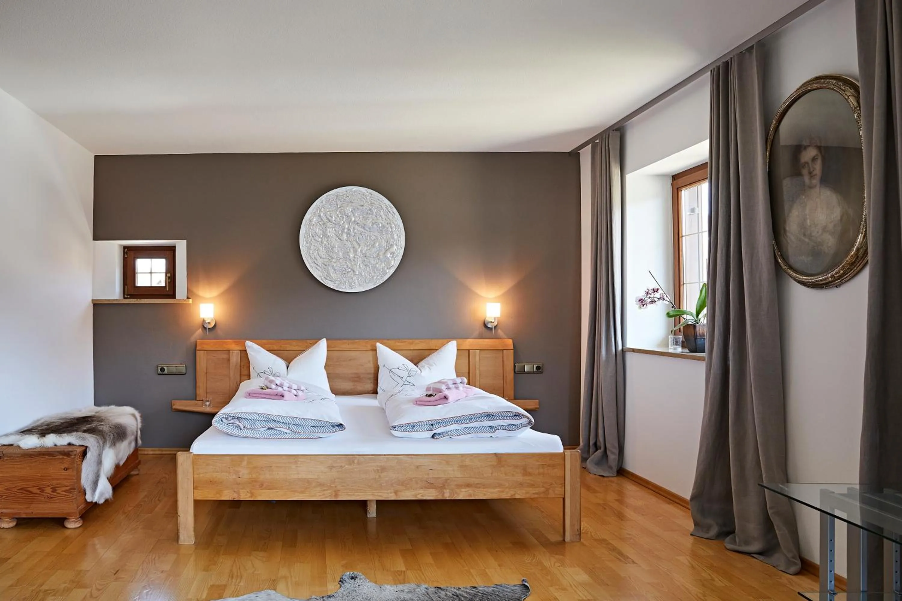 Bed in Ferienwohnungen Schwendinger