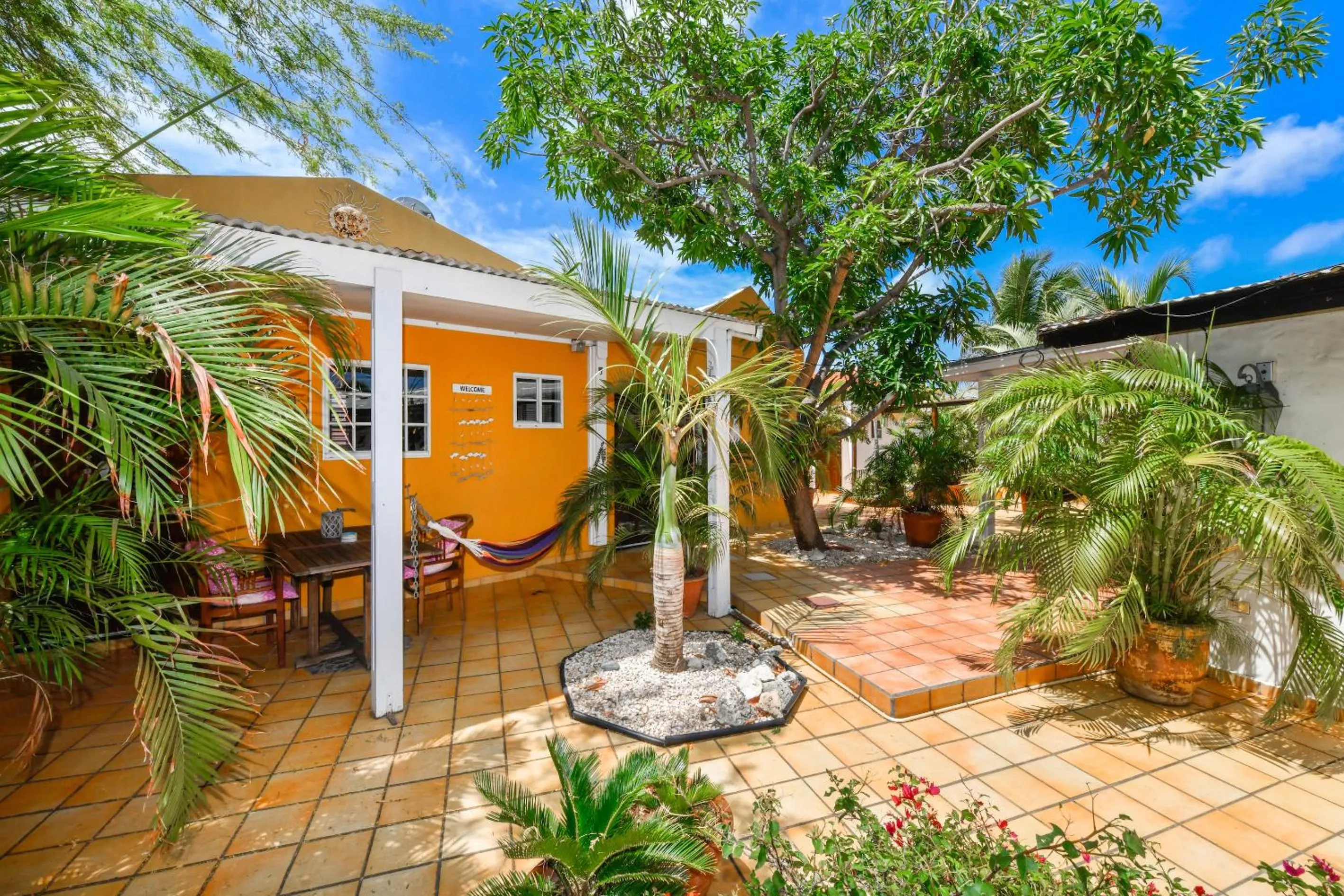 Garden view in Brisas Studio Apartments