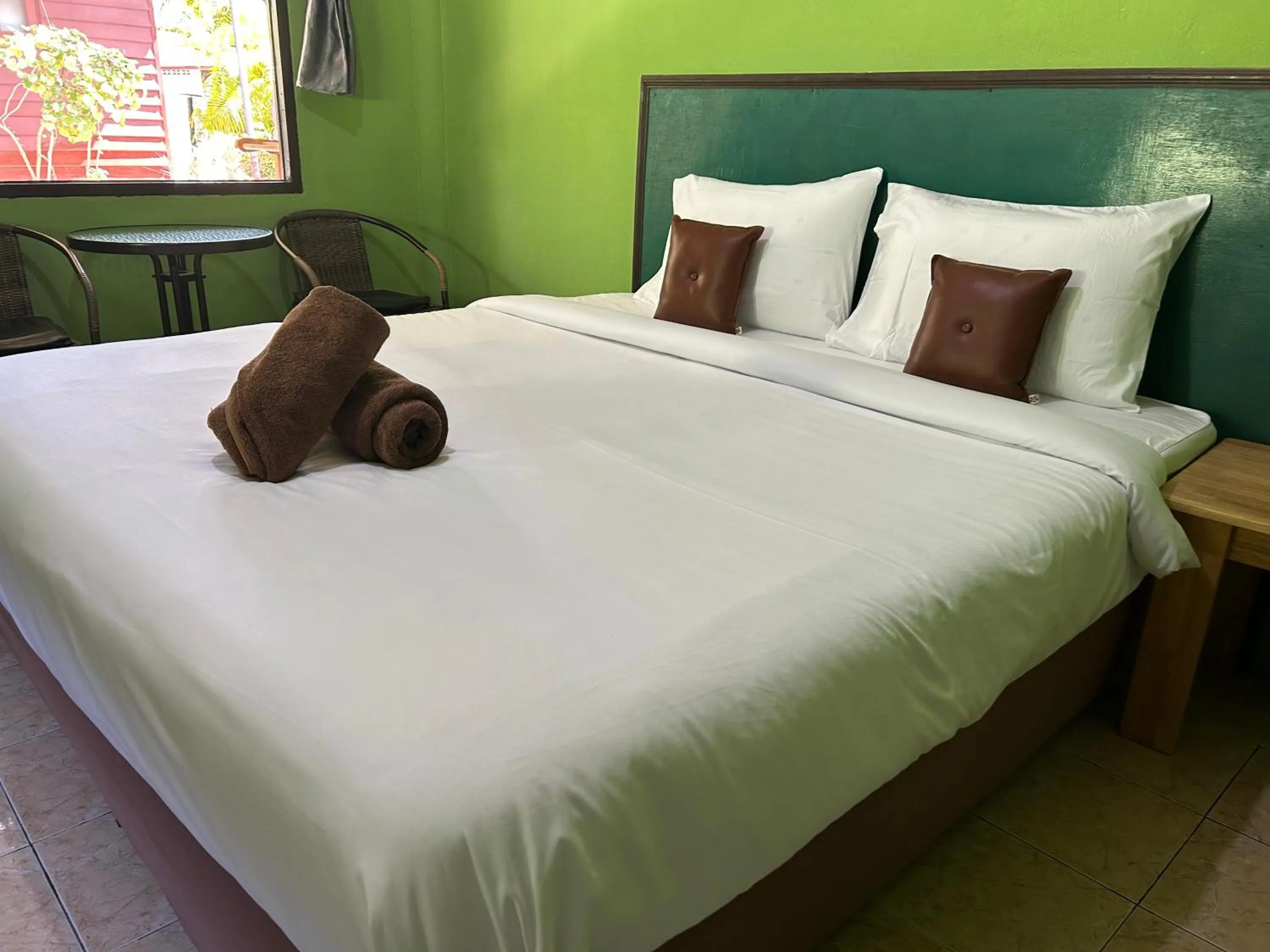 Bed in ABC Bungalow