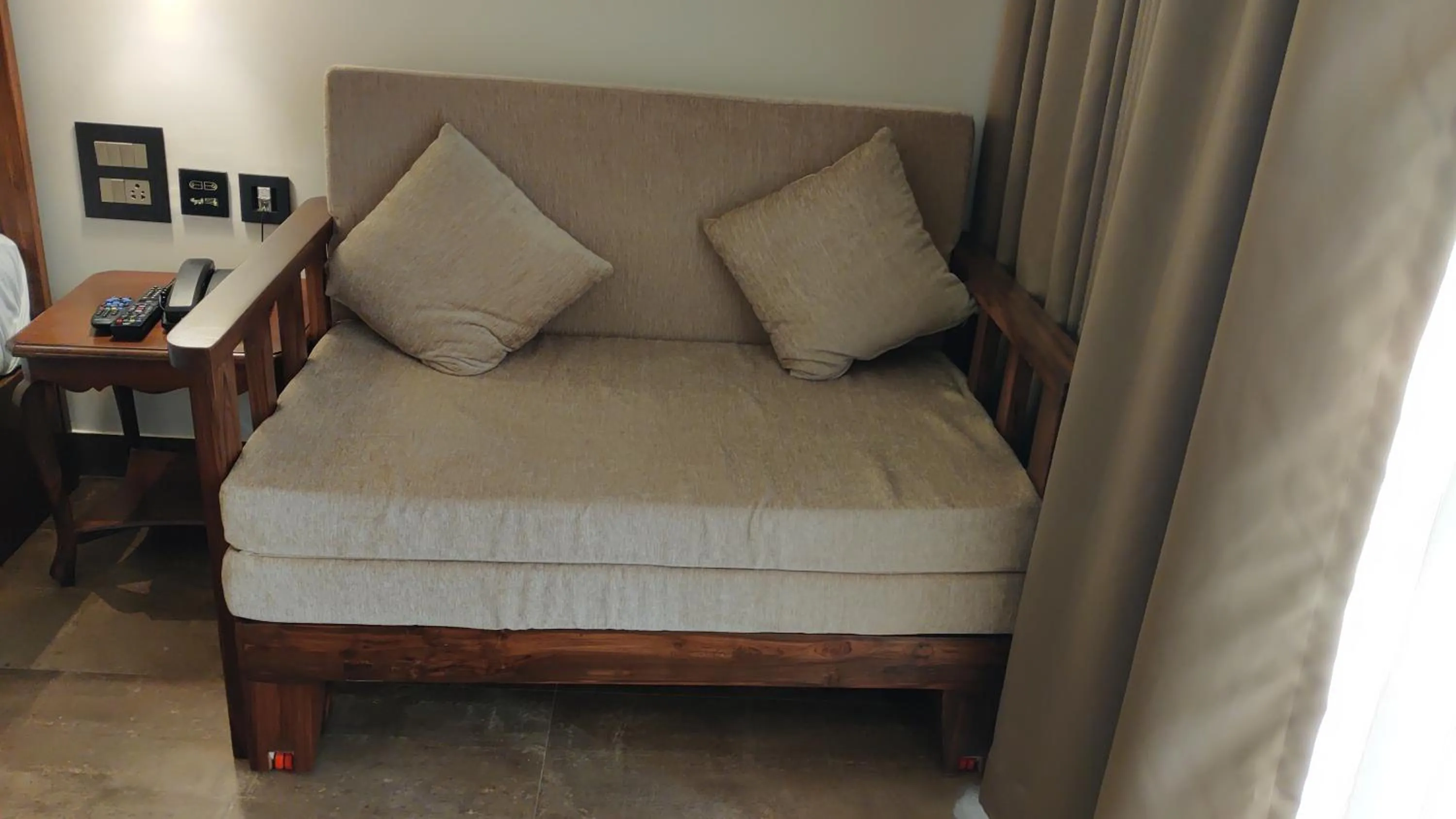 Seating area, Bed in Altrude By The Sea