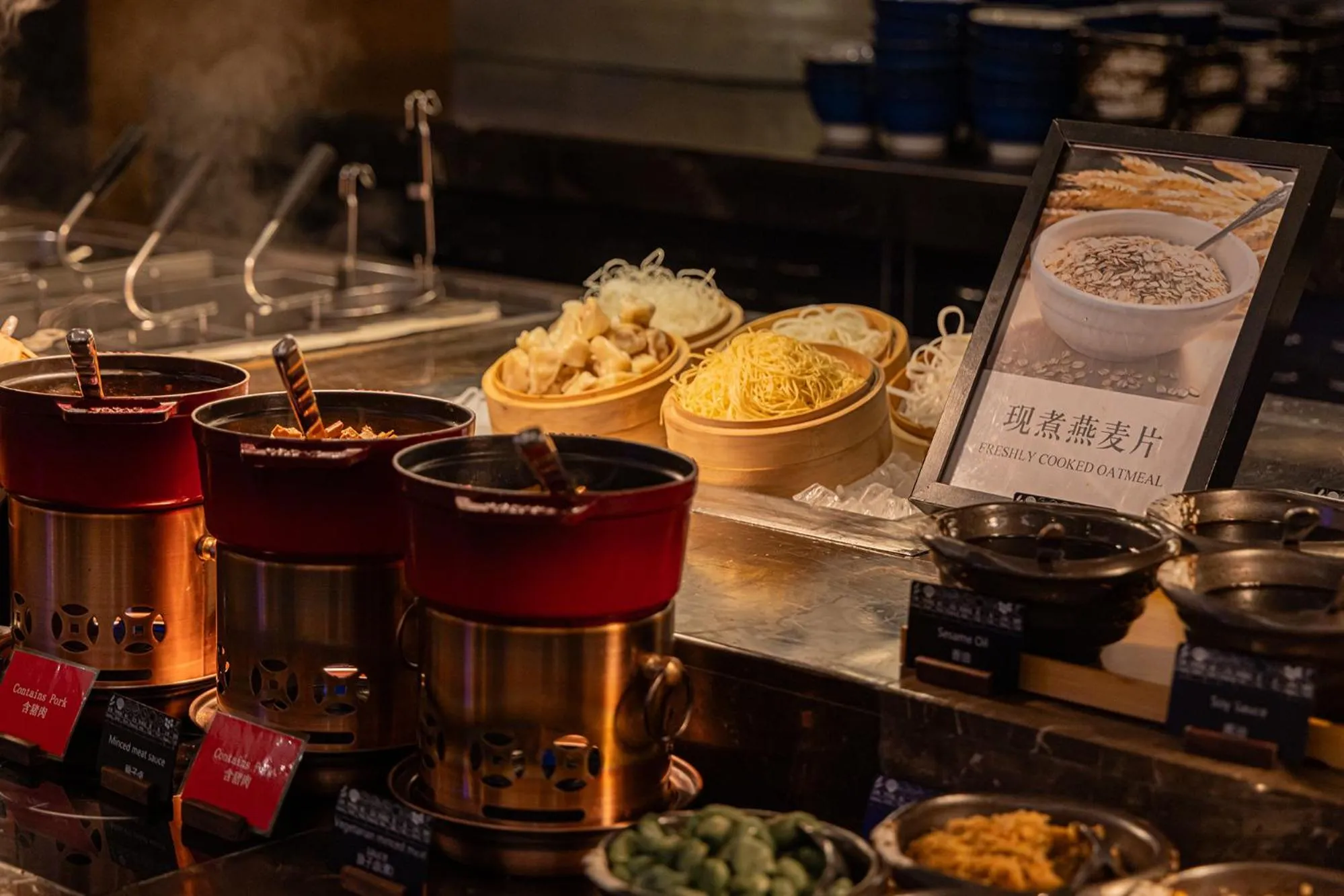 Restaurant/places to eat in InterContinental Beijing Beichen by IHG l Walking Distance to Bird's Nest & Water Cube & Metro Station l Interconnected with China National Convention Center l Award-winning Club Lounge with Mixologist l Direct Metro Line to Wangfujing