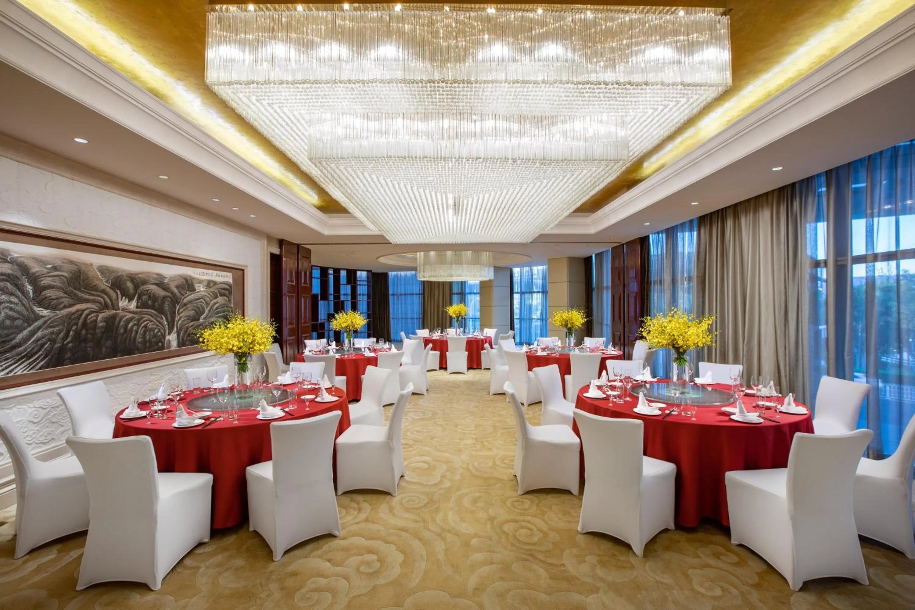 Meeting/conference room in InterContinental Beijing Beichen by IHG l Walking Distance to Bird's Nest & Water Cube & Metro Station l Interconnected with China National Convention Center l Award-winning Club Lounge with Mixologist l Direct Metro Line to Wangfujing
