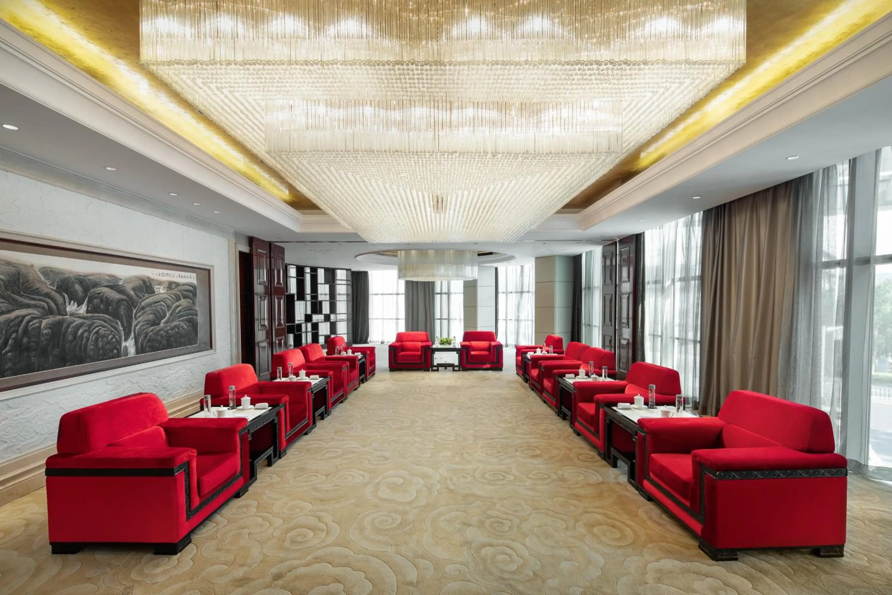 Meeting/conference room in InterContinental Beijing Beichen by IHG l Walking Distance to Bird's Nest & Water Cube & Metro Station l Interconnected with China National Convention Center l Award-winning Club Lounge with Mixologist l Direct Metro Line to Wangfujing
