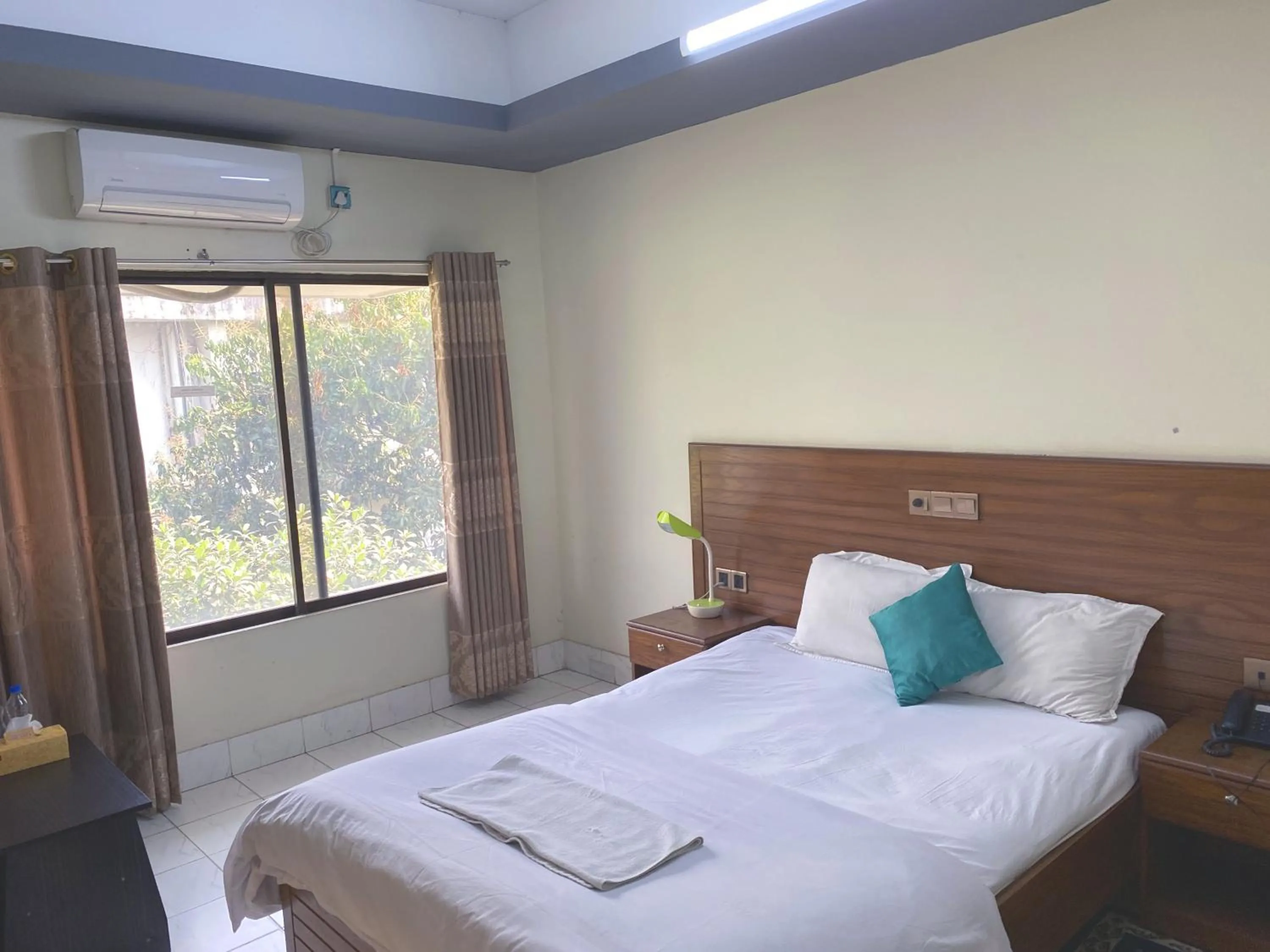 Bed in Hotel River View