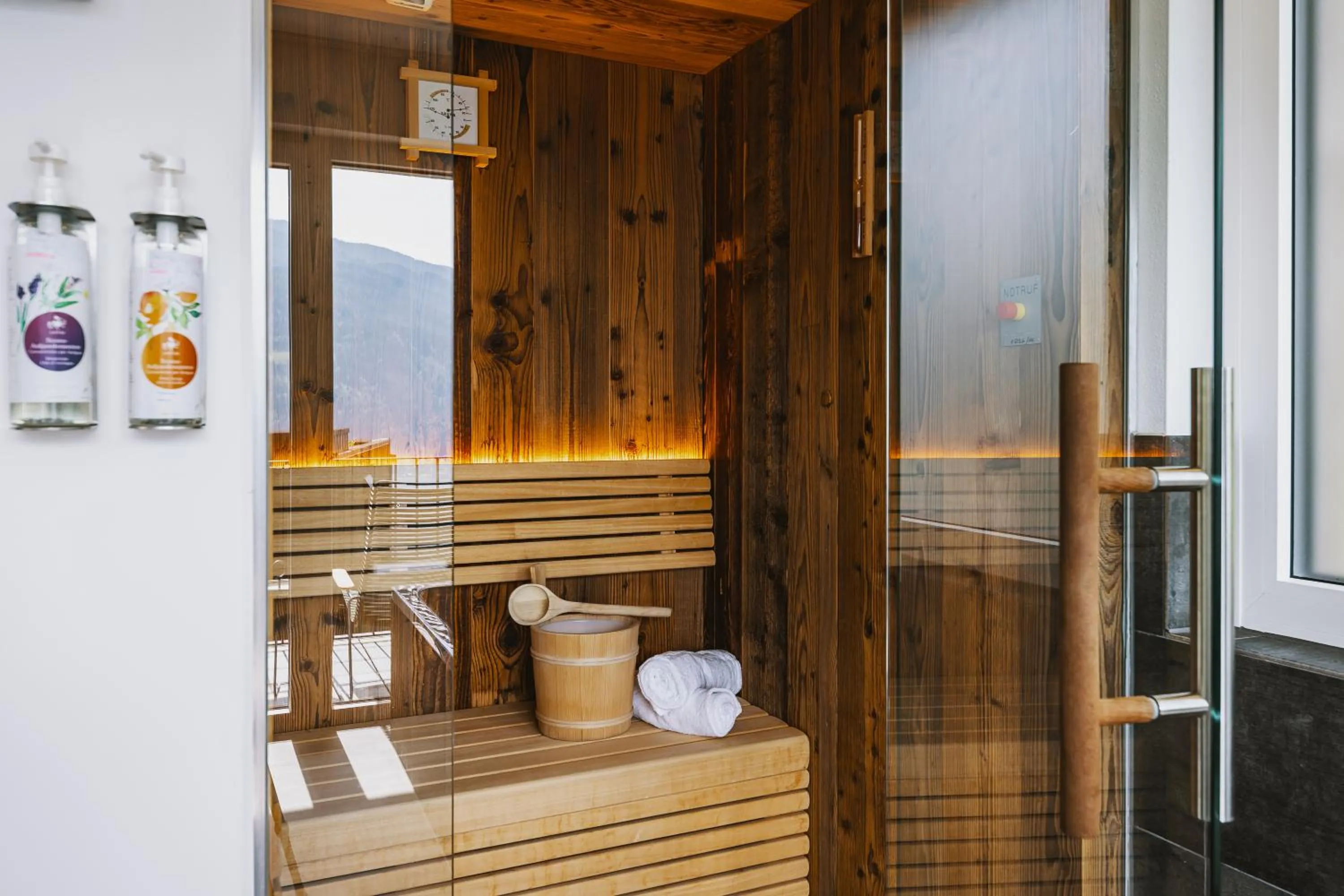 Sauna in Nikolaus by AvenidA Panoramic Wellness Suites
