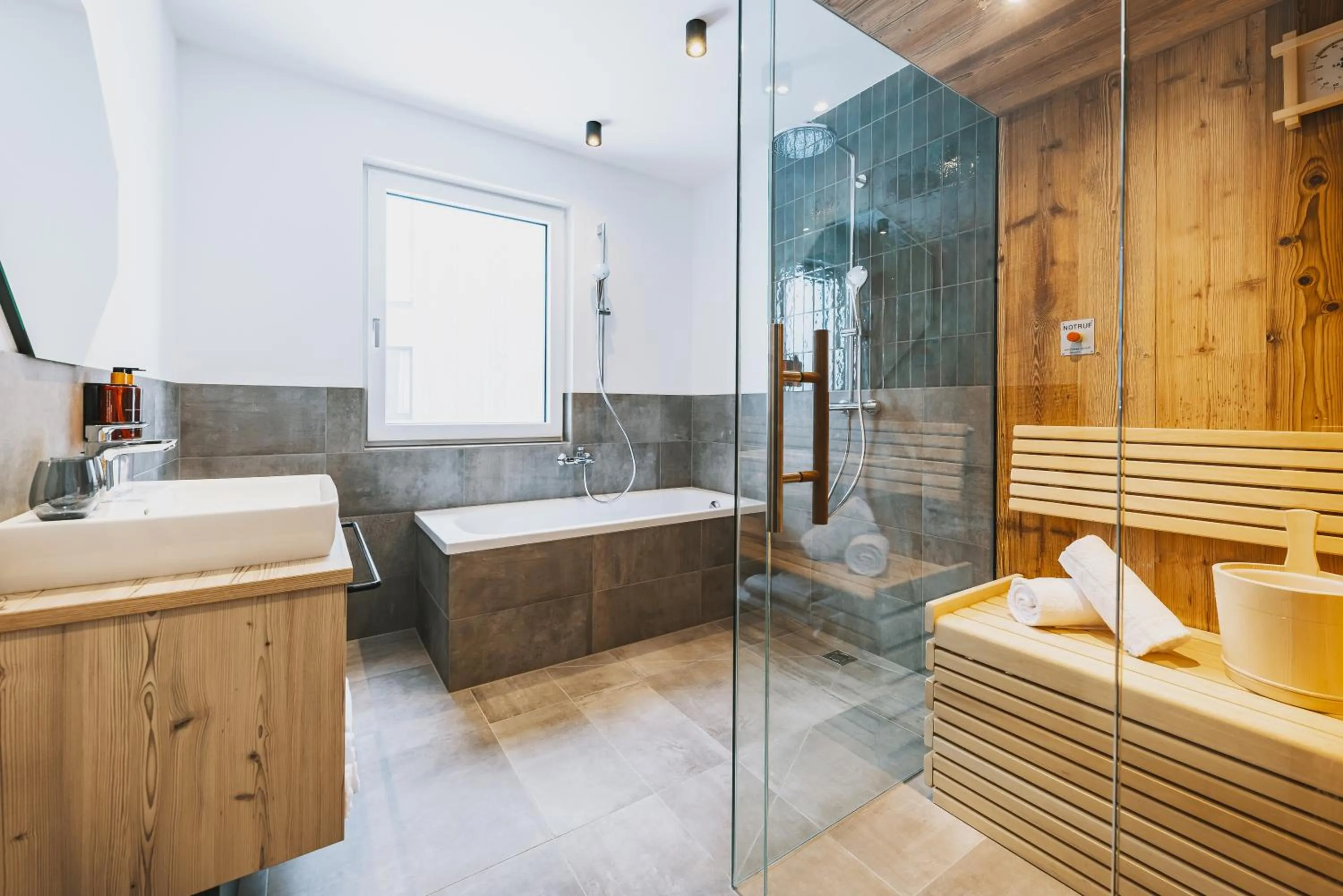Sauna in Nikolaus by AvenidA Panoramic Wellness Suites
