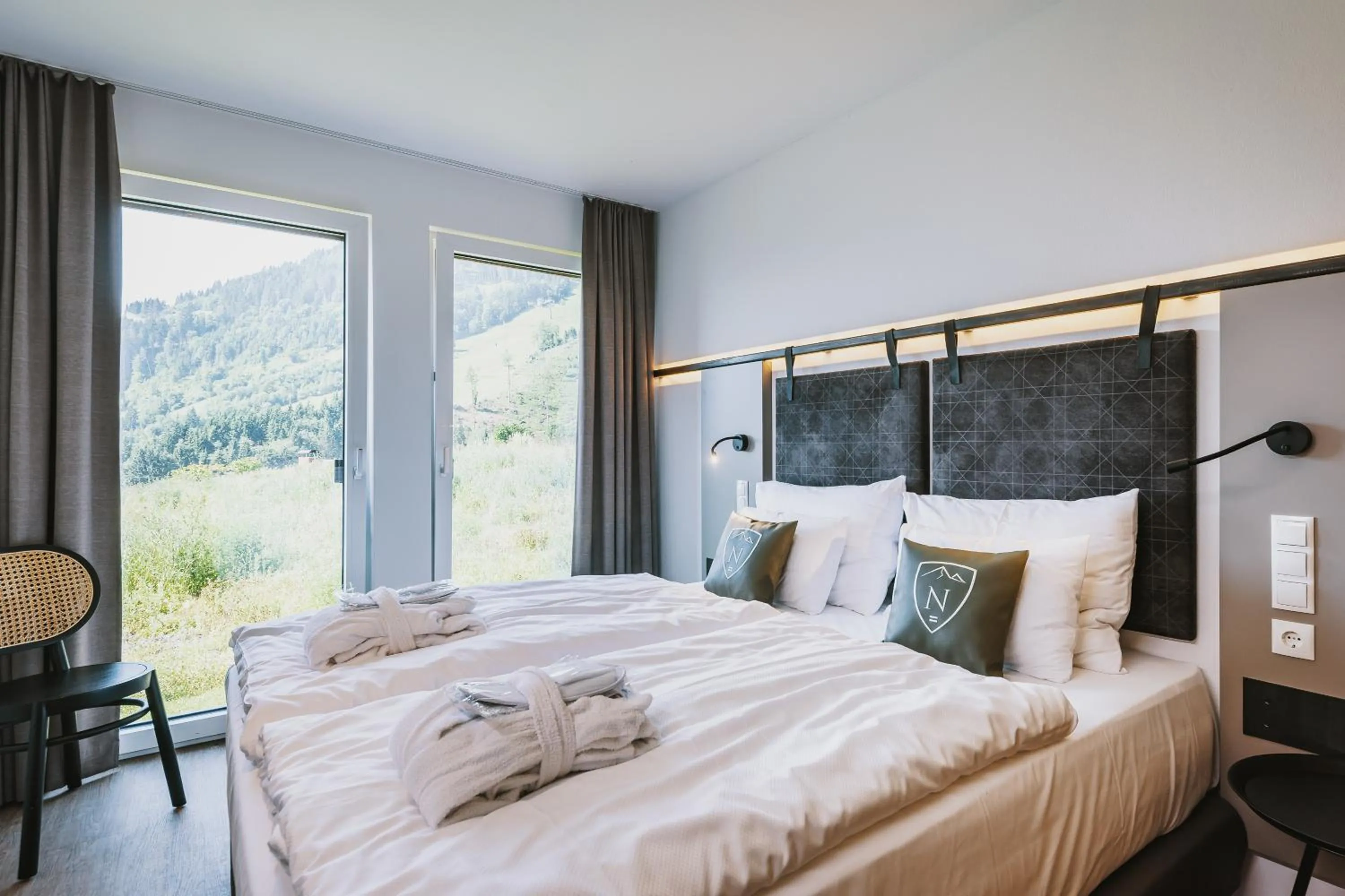 Bedroom, Bed in Nikolaus by AvenidA Panoramic Wellness Suites