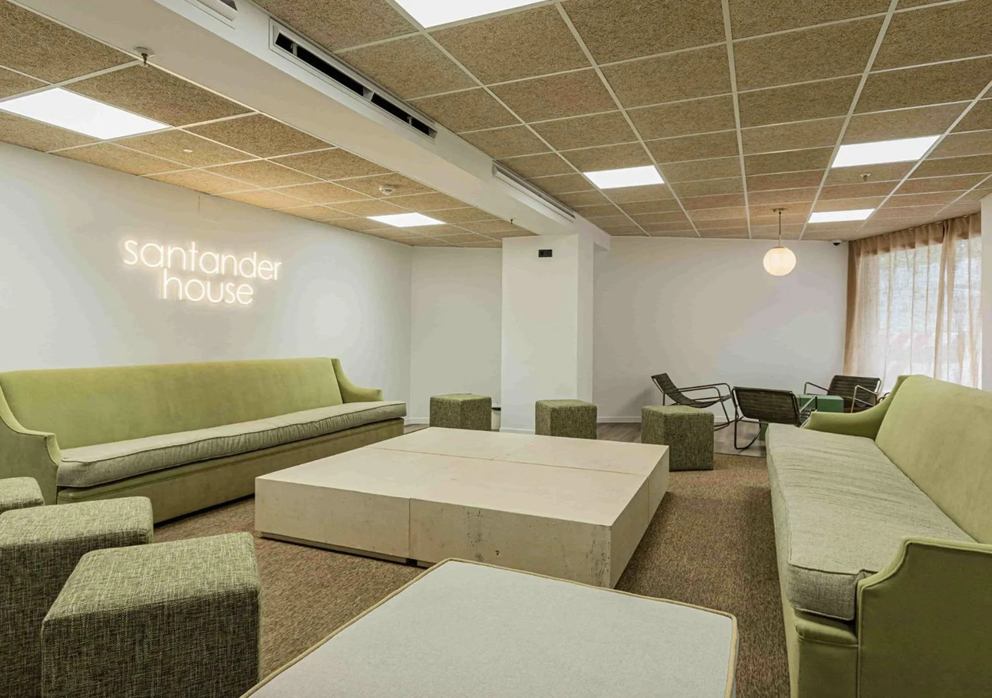 Living room in Micampus Santander Student Residence